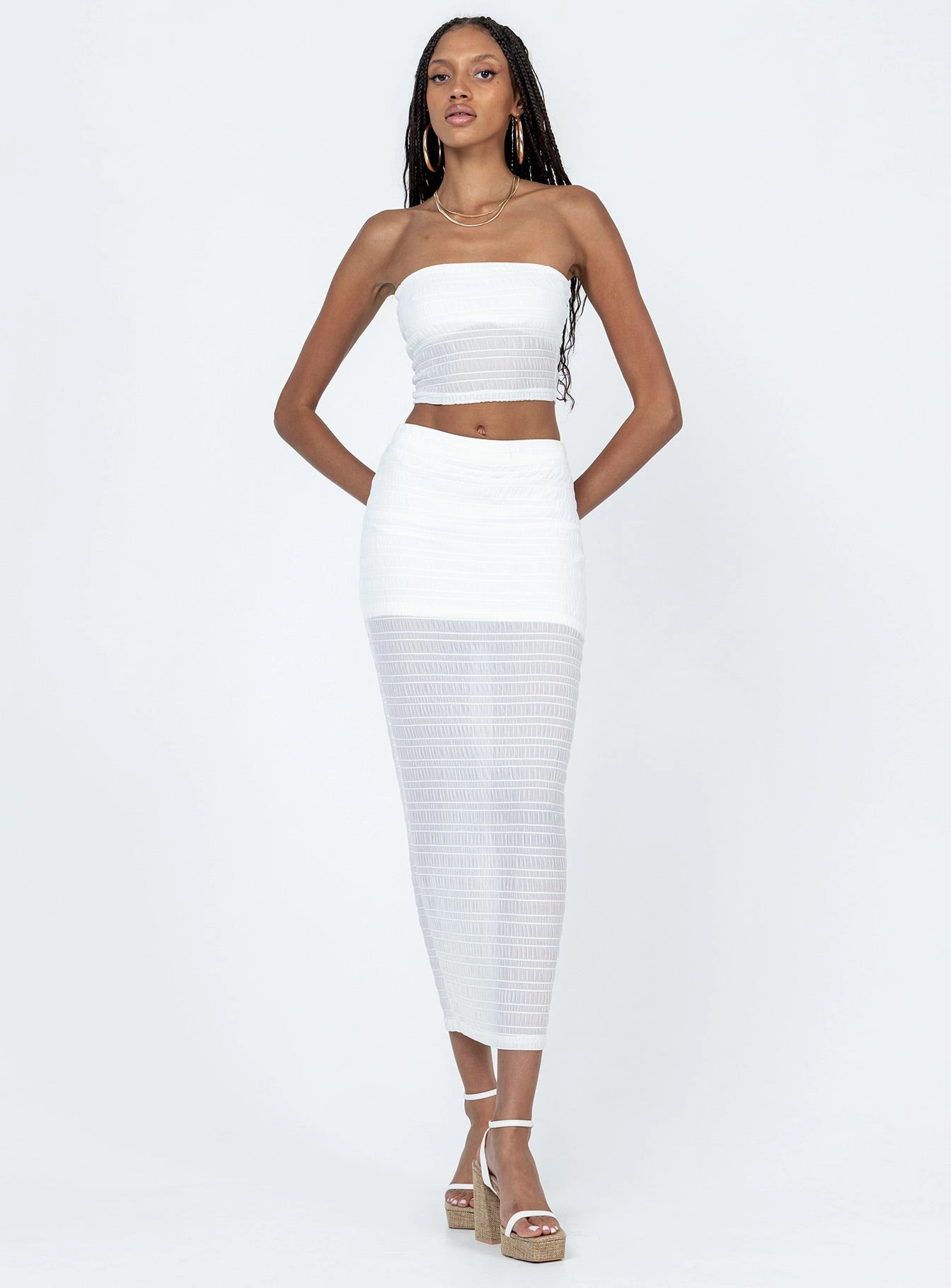 Emmie Set White Curve Friendly