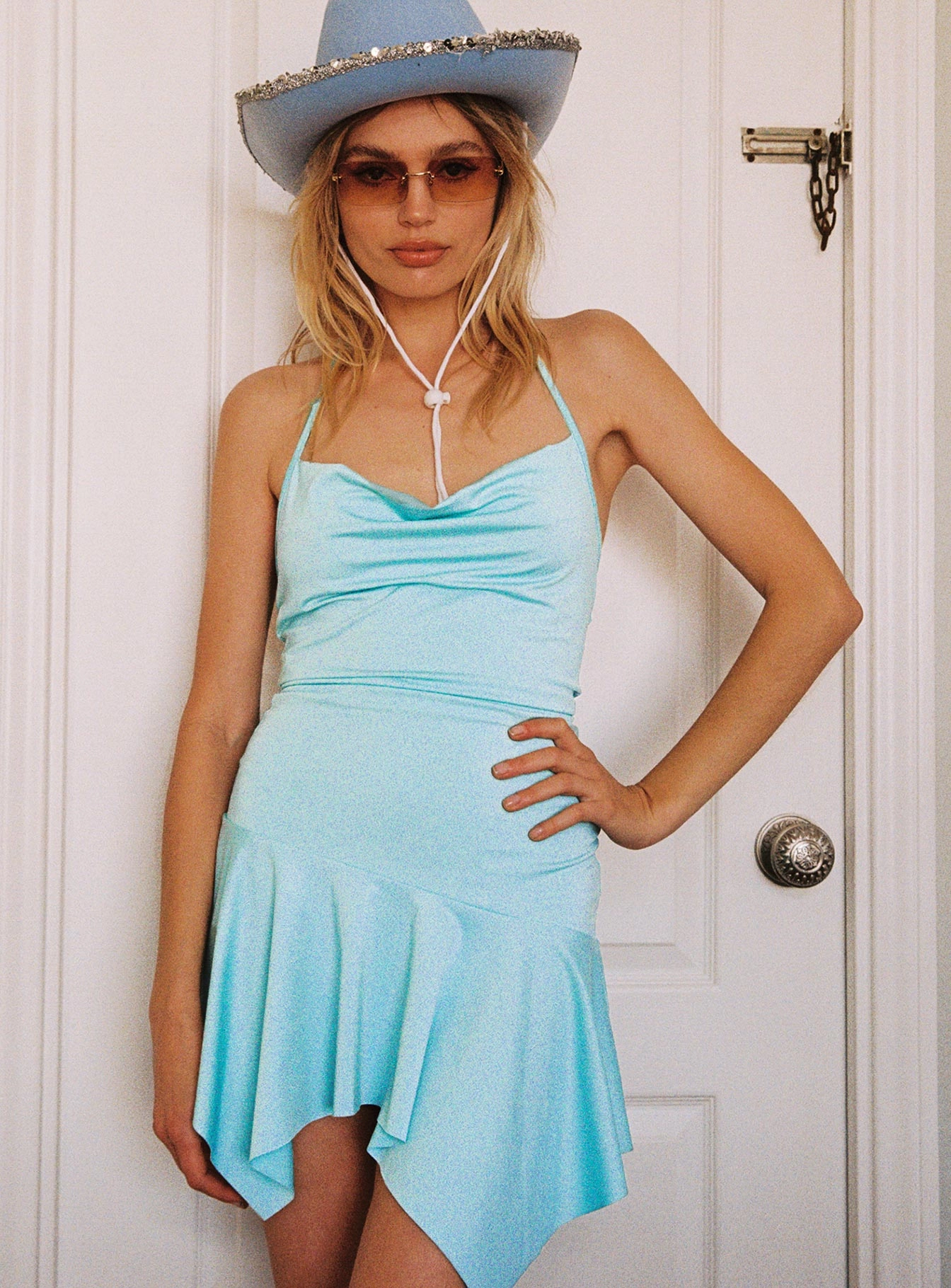 Tailored Wear Jaiden Mini Dress Blue