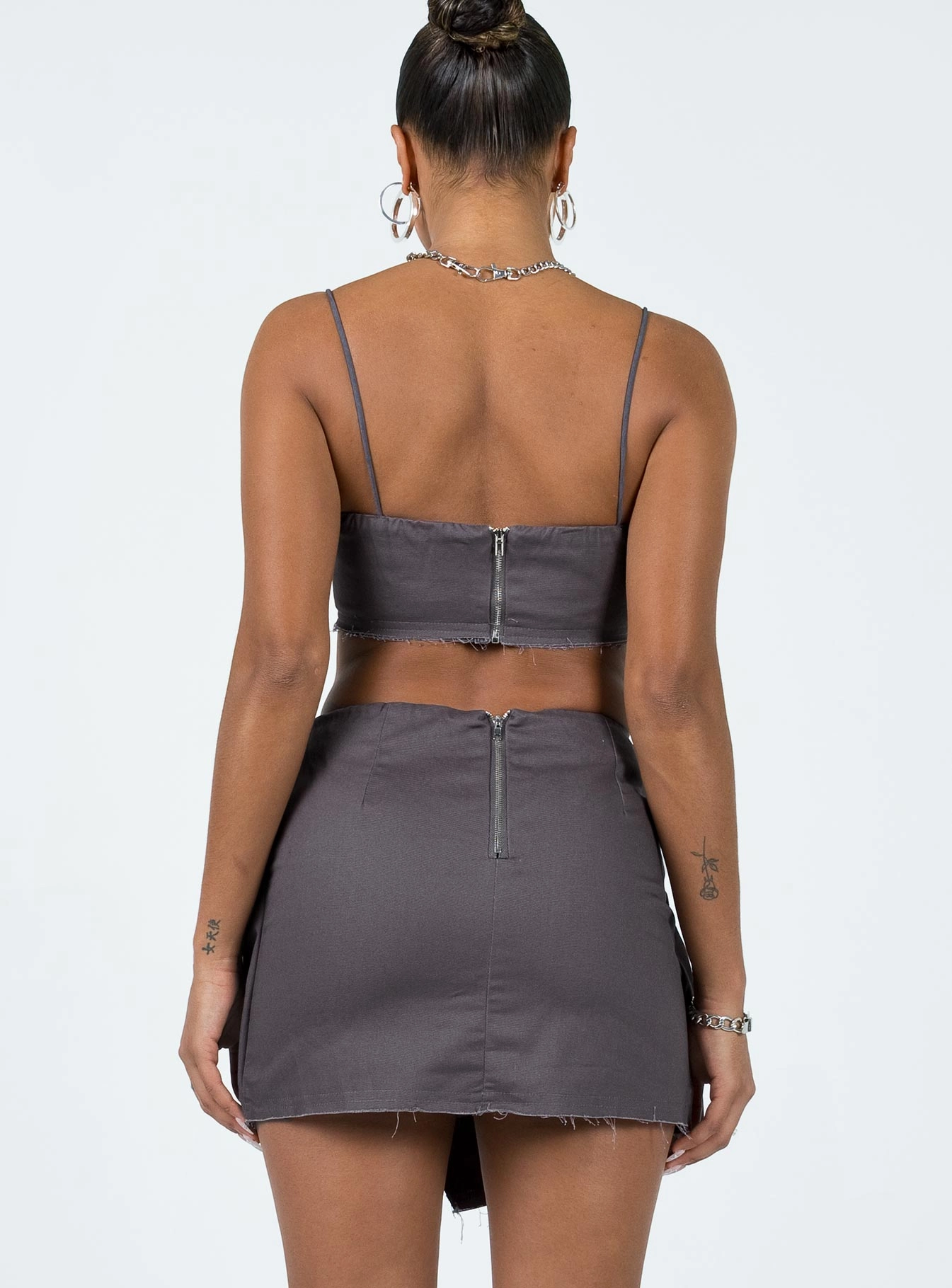 Stanton Set Grey Structured silhouette Aesthetic Fit