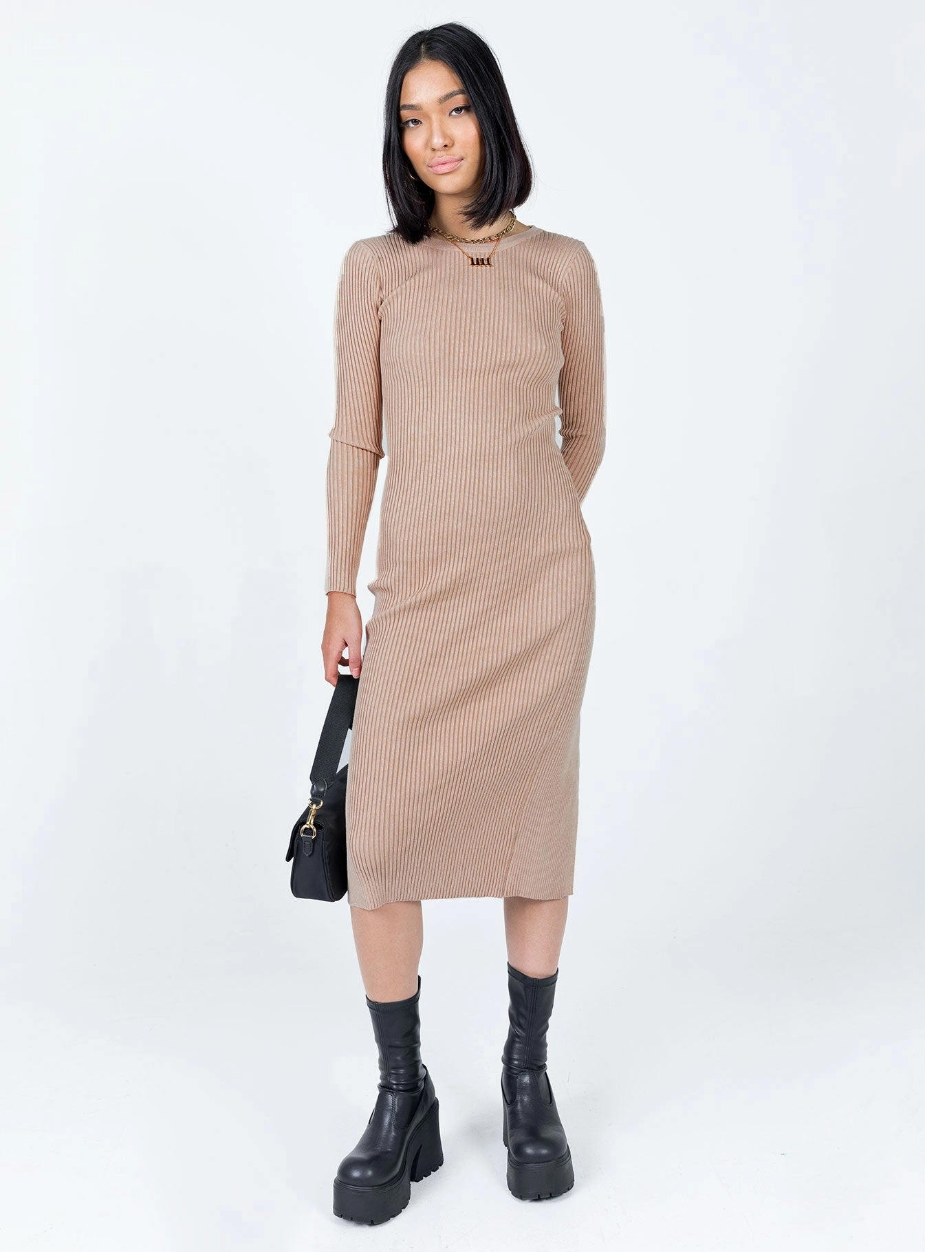 Shore Time Tiarnie Midi Dress Beige