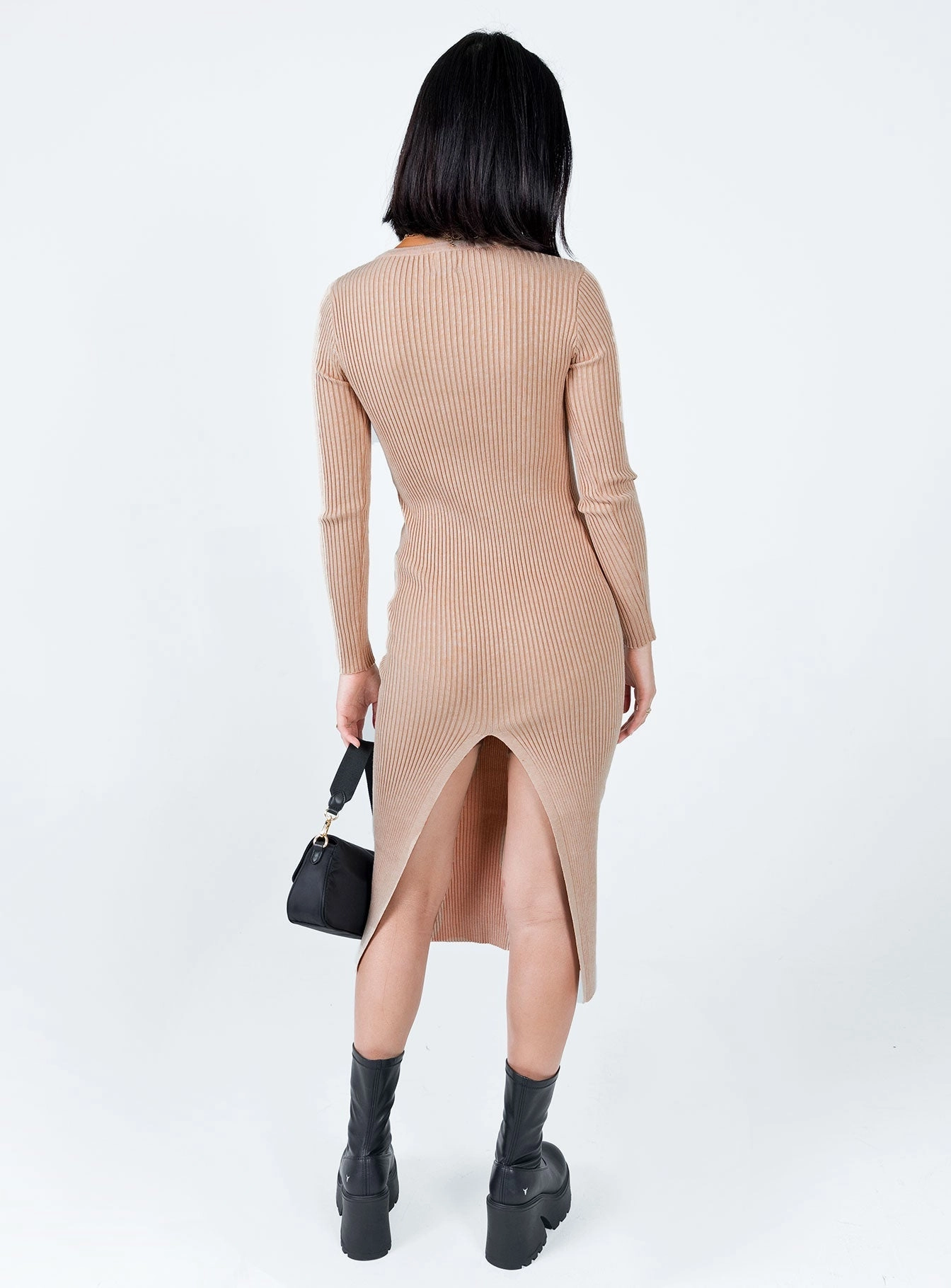 Tiarnie Midi Dress Beige Smart Lines