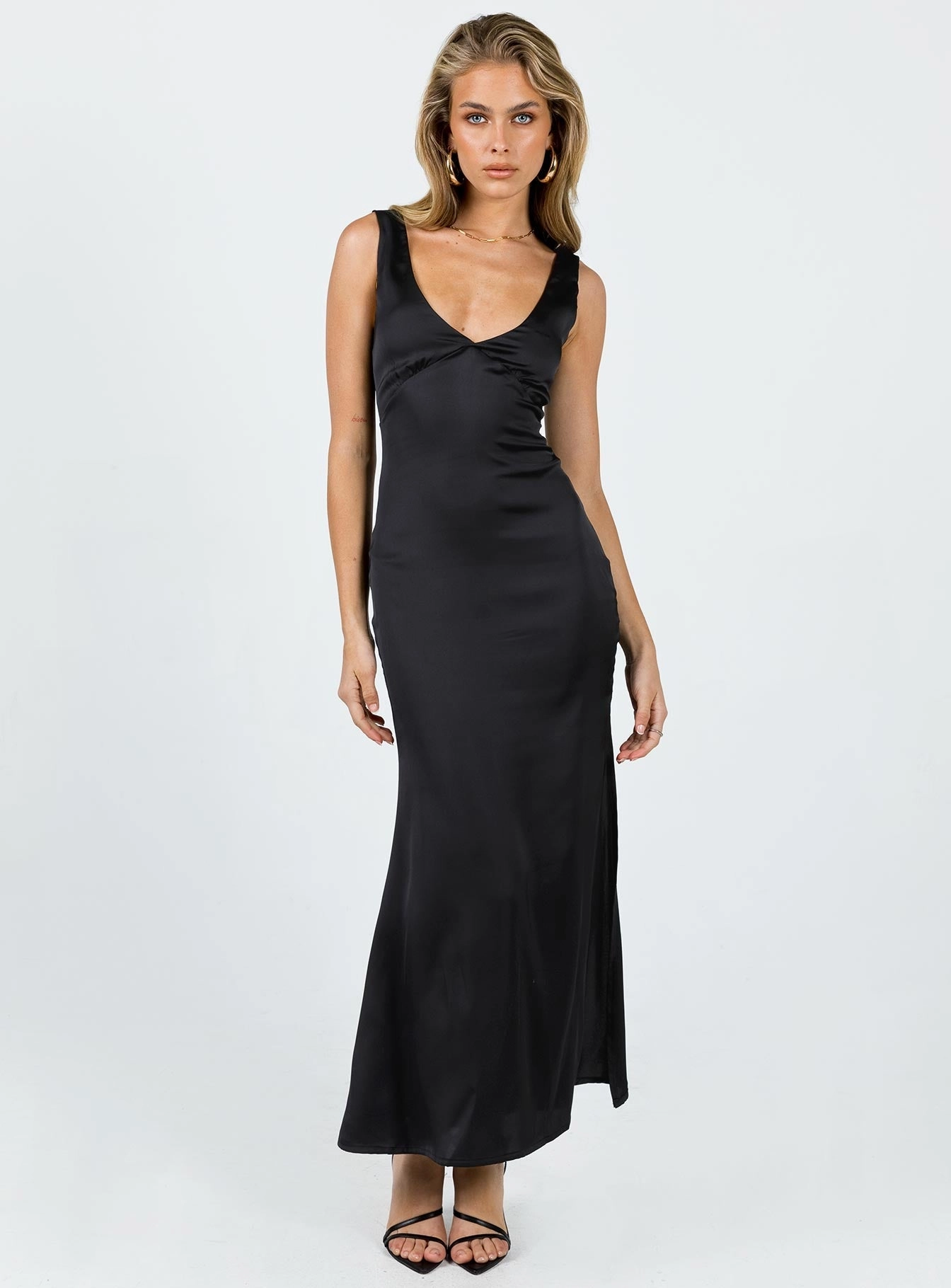 Lynsey Midi Dress Black Work Comfort