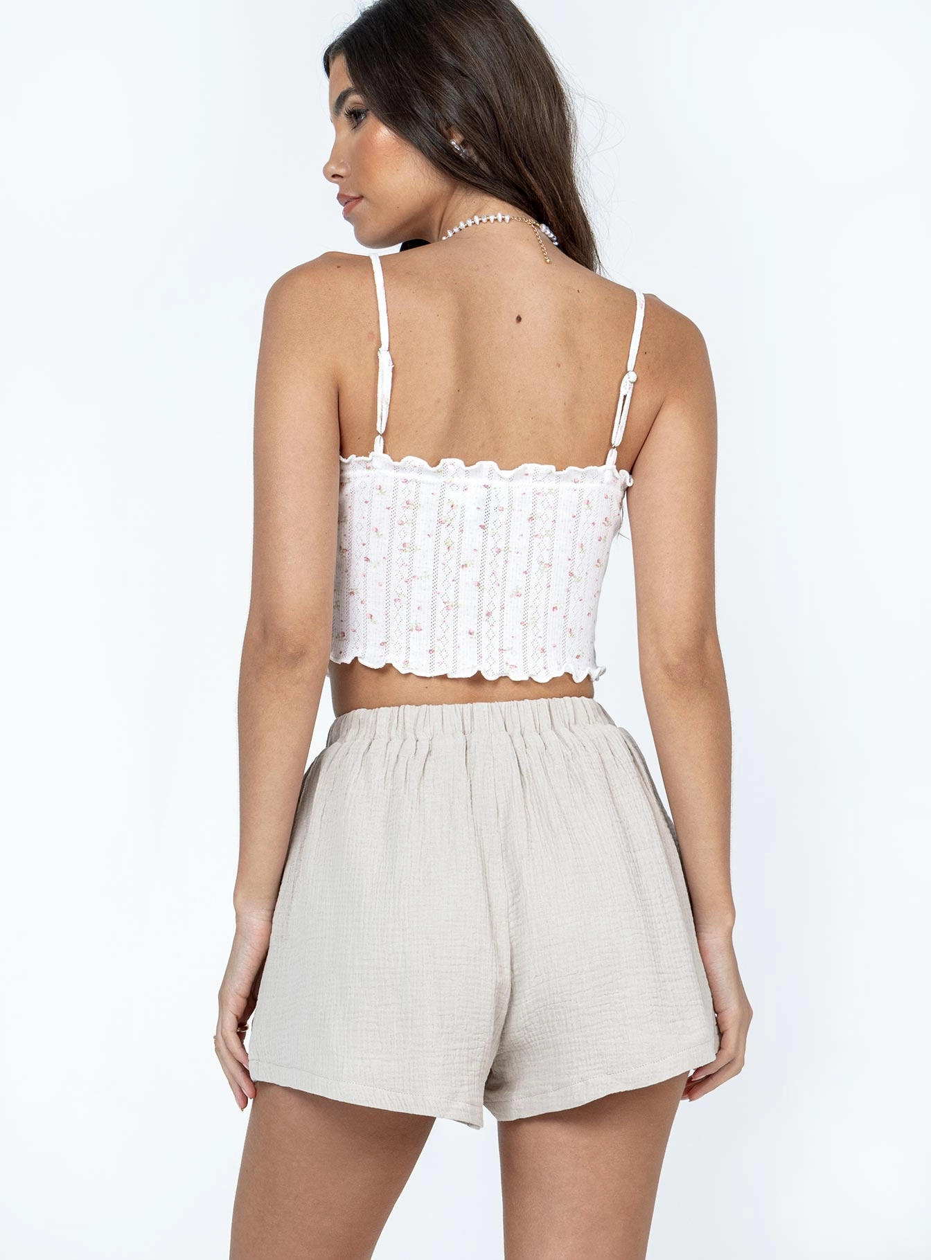 Easy Adjust Drawcord Mateo Shorts Beige