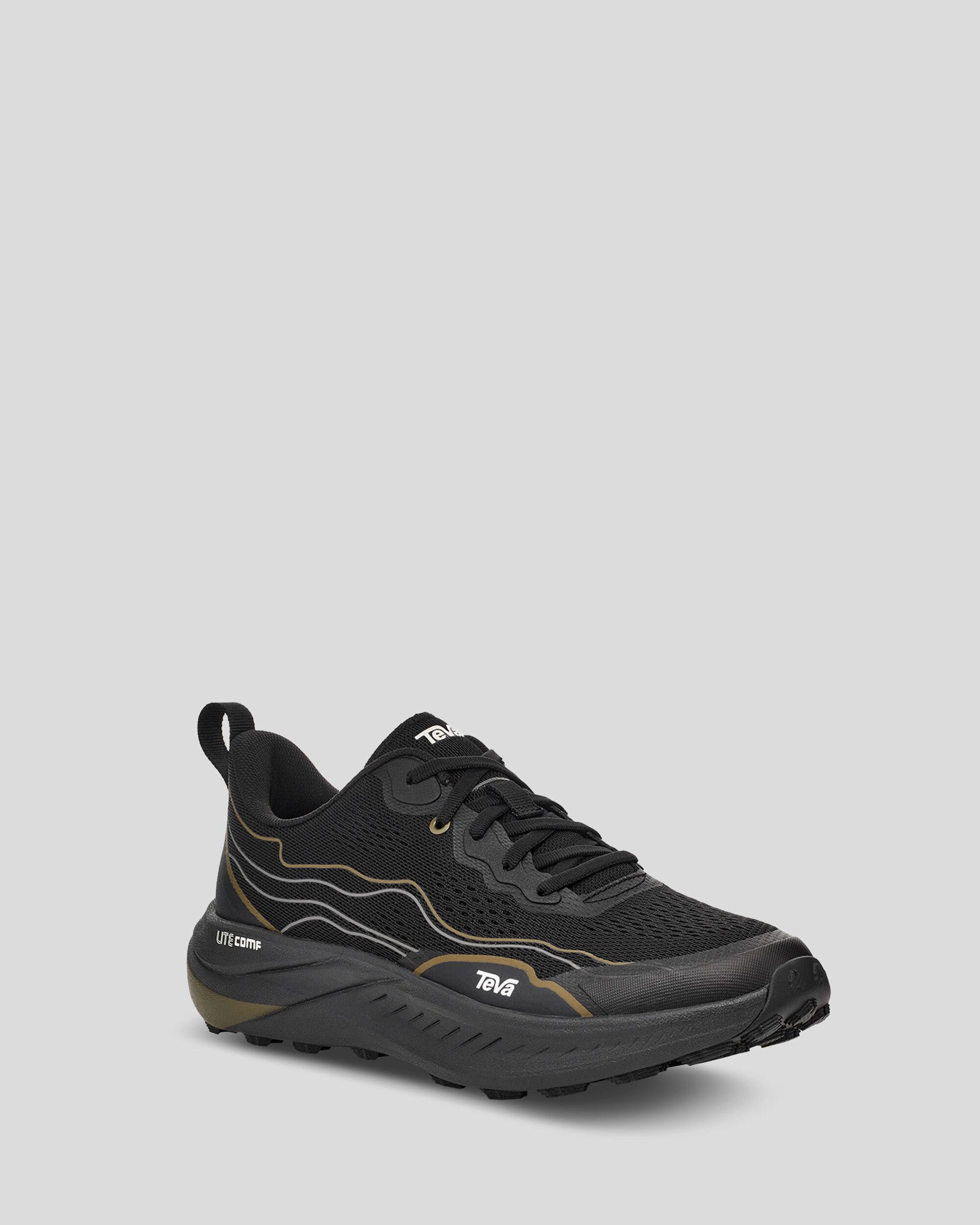 Soft Tech Foam Men's Teva Trailwinder Low Hiking Shoe - Black/Anthracite