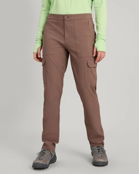 Women's Miro Pants - Taupe Flexible Seam Feminine Cut