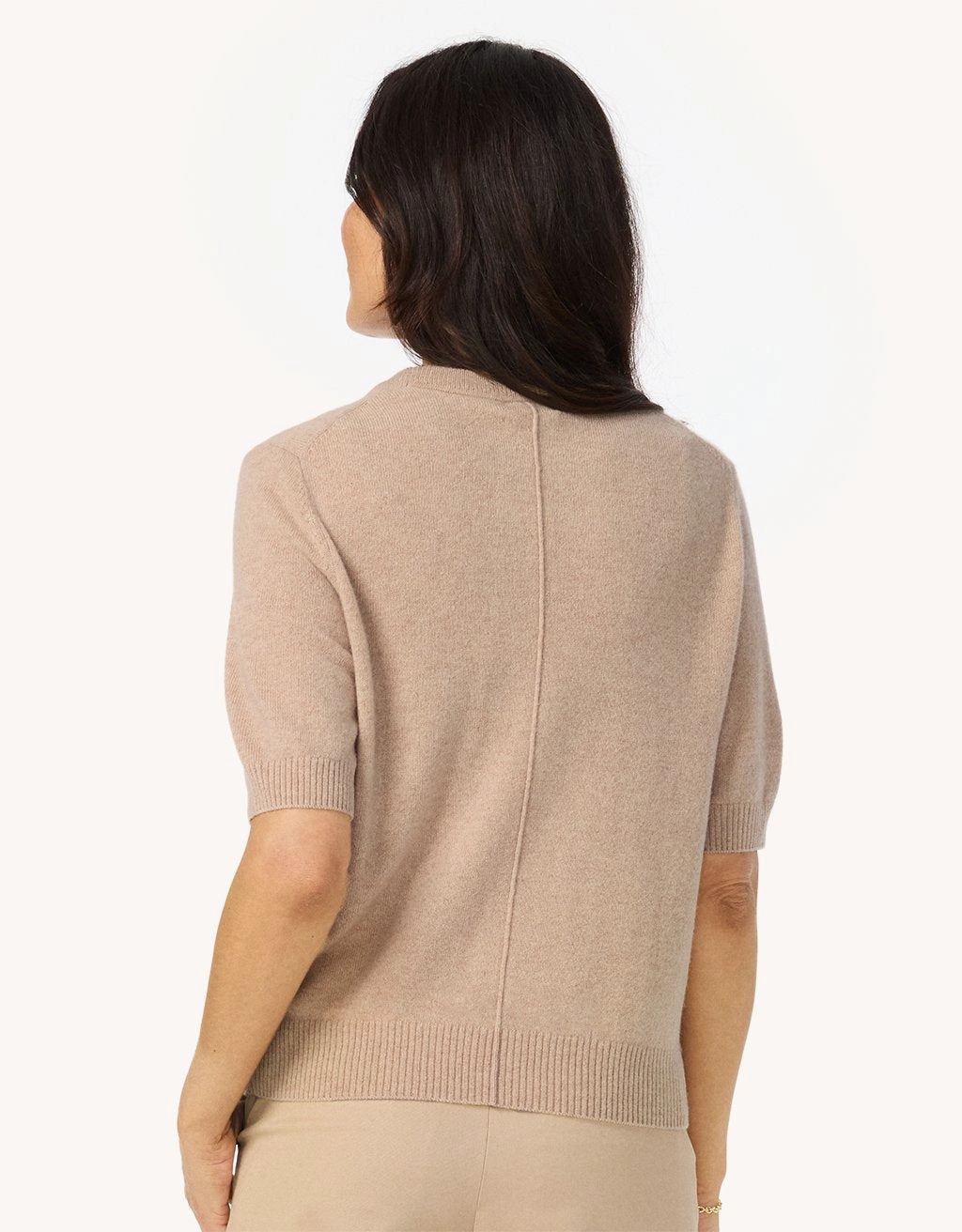 Stylish Wear Soft Layering Unsubscribed Everyday-Weight Cashmere Tee
