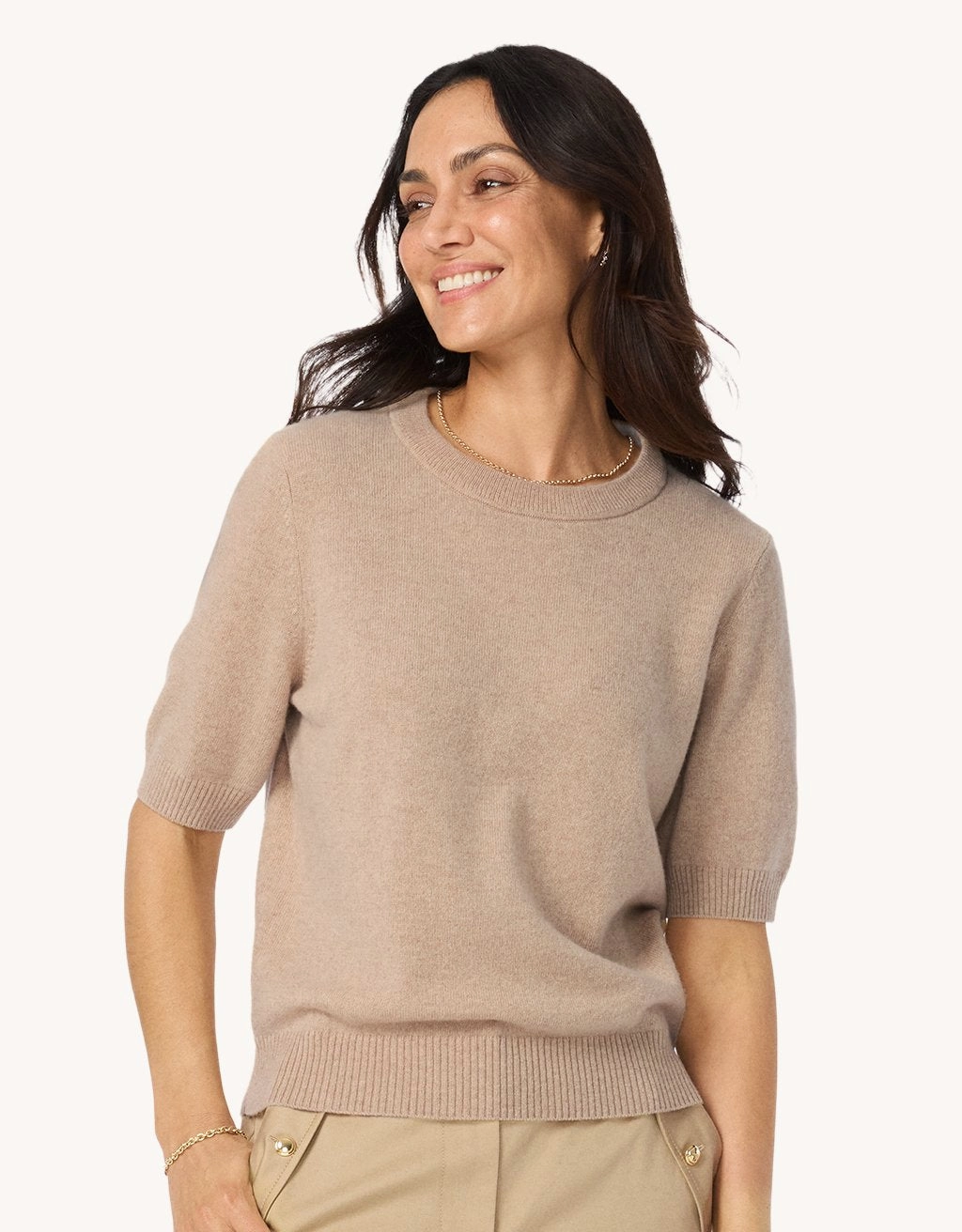 Cozy Layer Unsubscribed Everyday-Weight Cashmere Tee