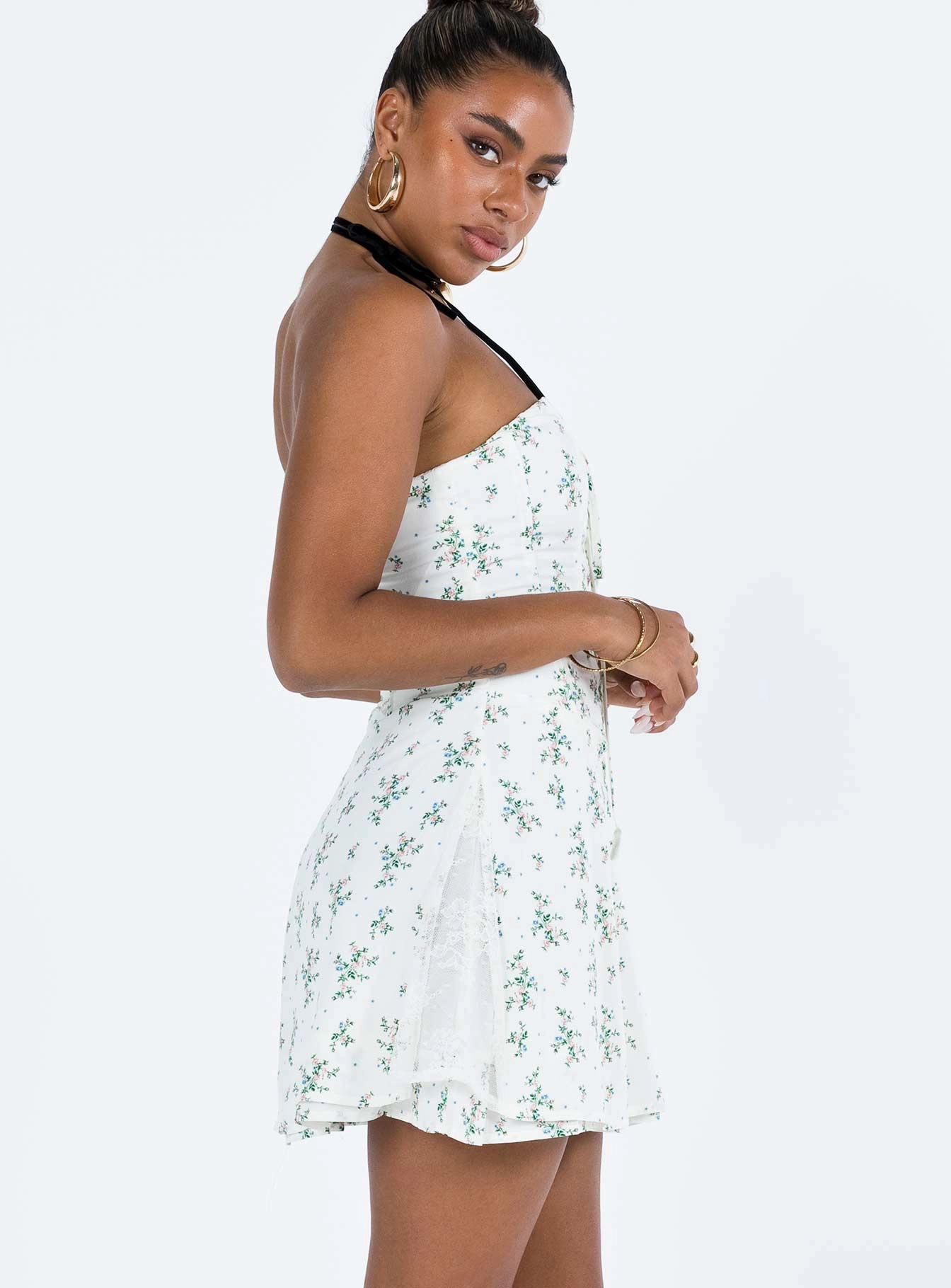 Trendy Appeal Peroli Corset Mini Dress Floral
