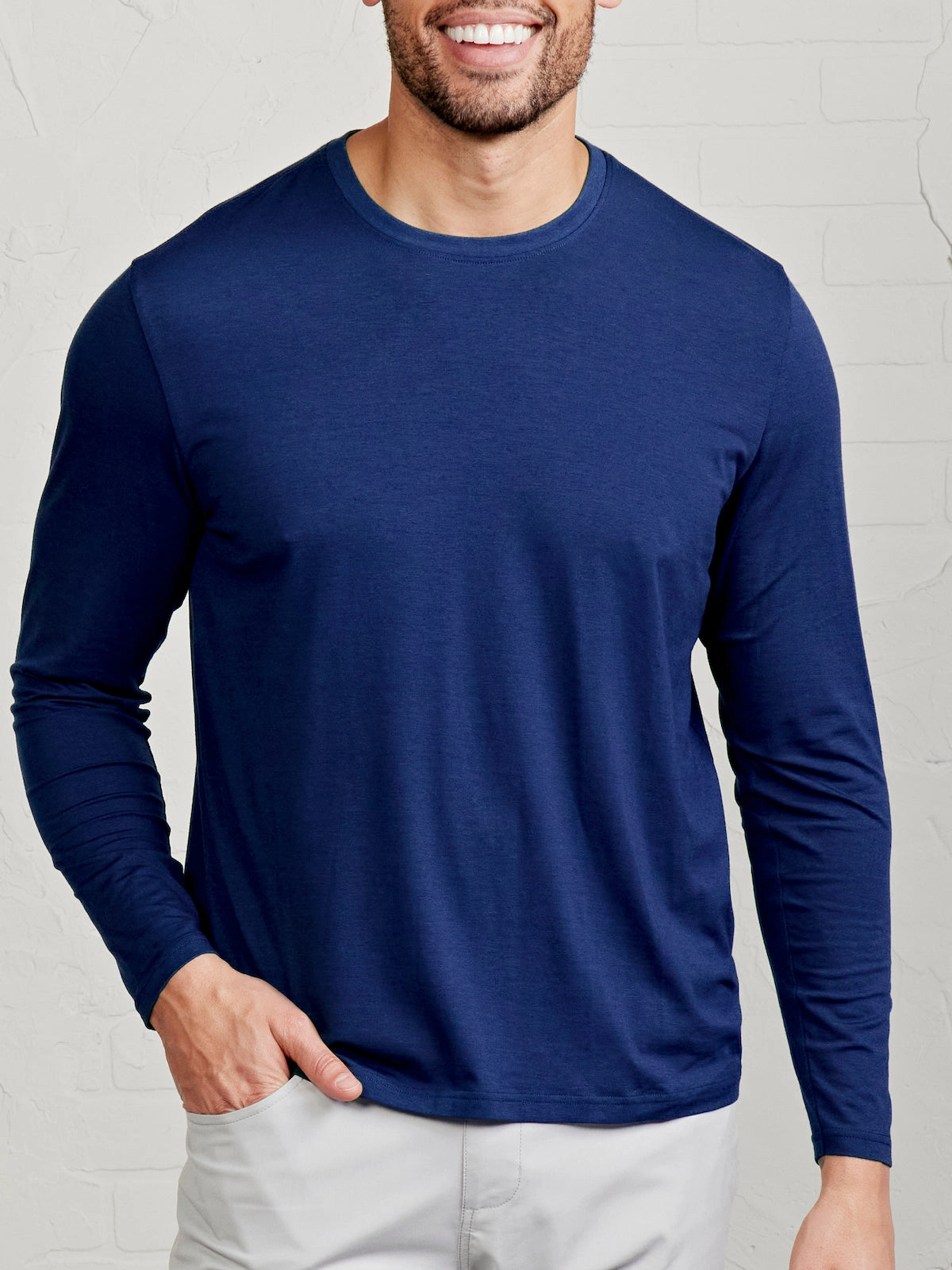 Breathable Hoodie Fade Resistant Finish Pimaluxe Long Sleeve T-Shirt