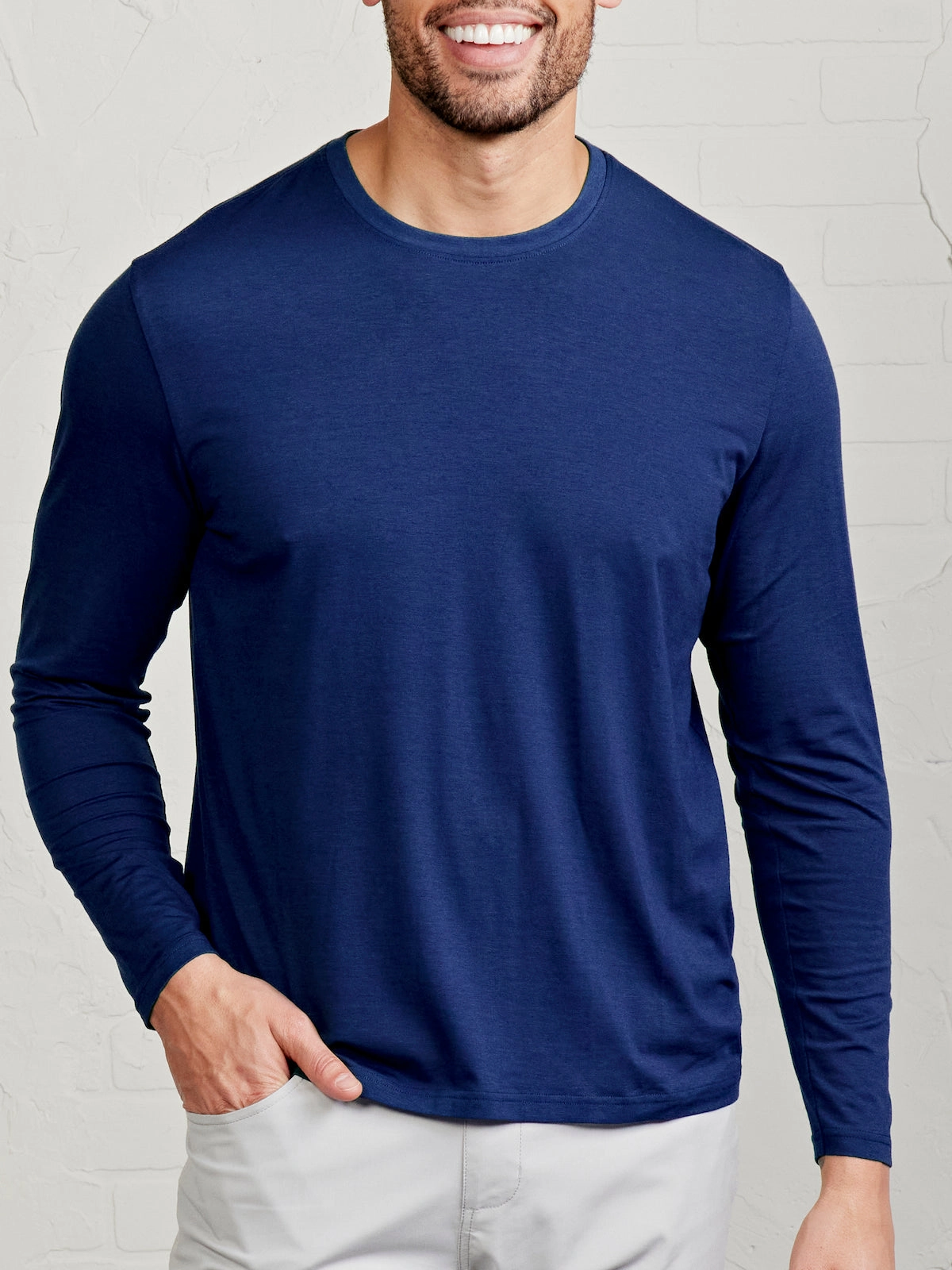 Multi Way Adjustable Fit Durable Reinforced Shoulders Pimaluxe Long Sleeve T-Shirt