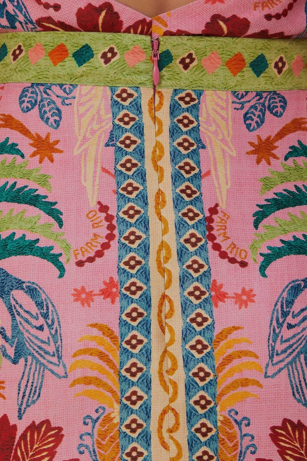 Pink Fruits Queen Scarf Lenzing? Ecovero? Viscose Mini Skirt Outfit Shot Neat Mood