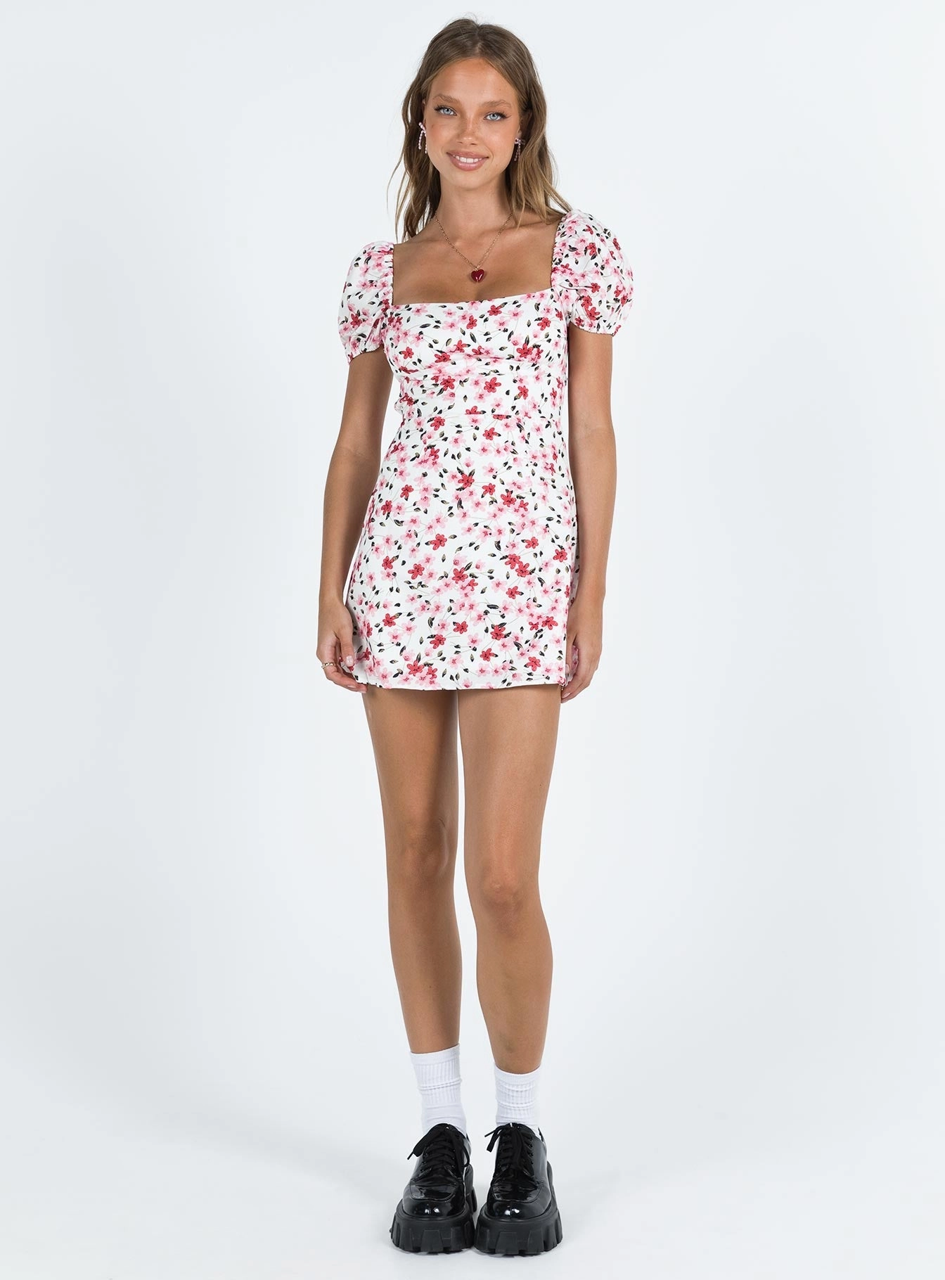 Soft Motion Havena Mini Dress White / Floral