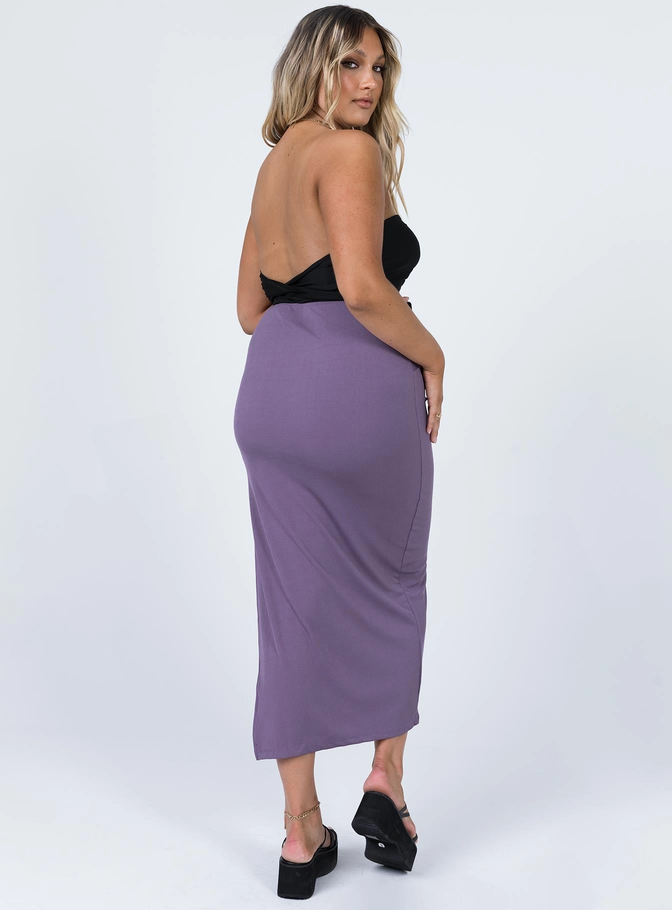 slim fit Baseline Maxi Skirt Purple
