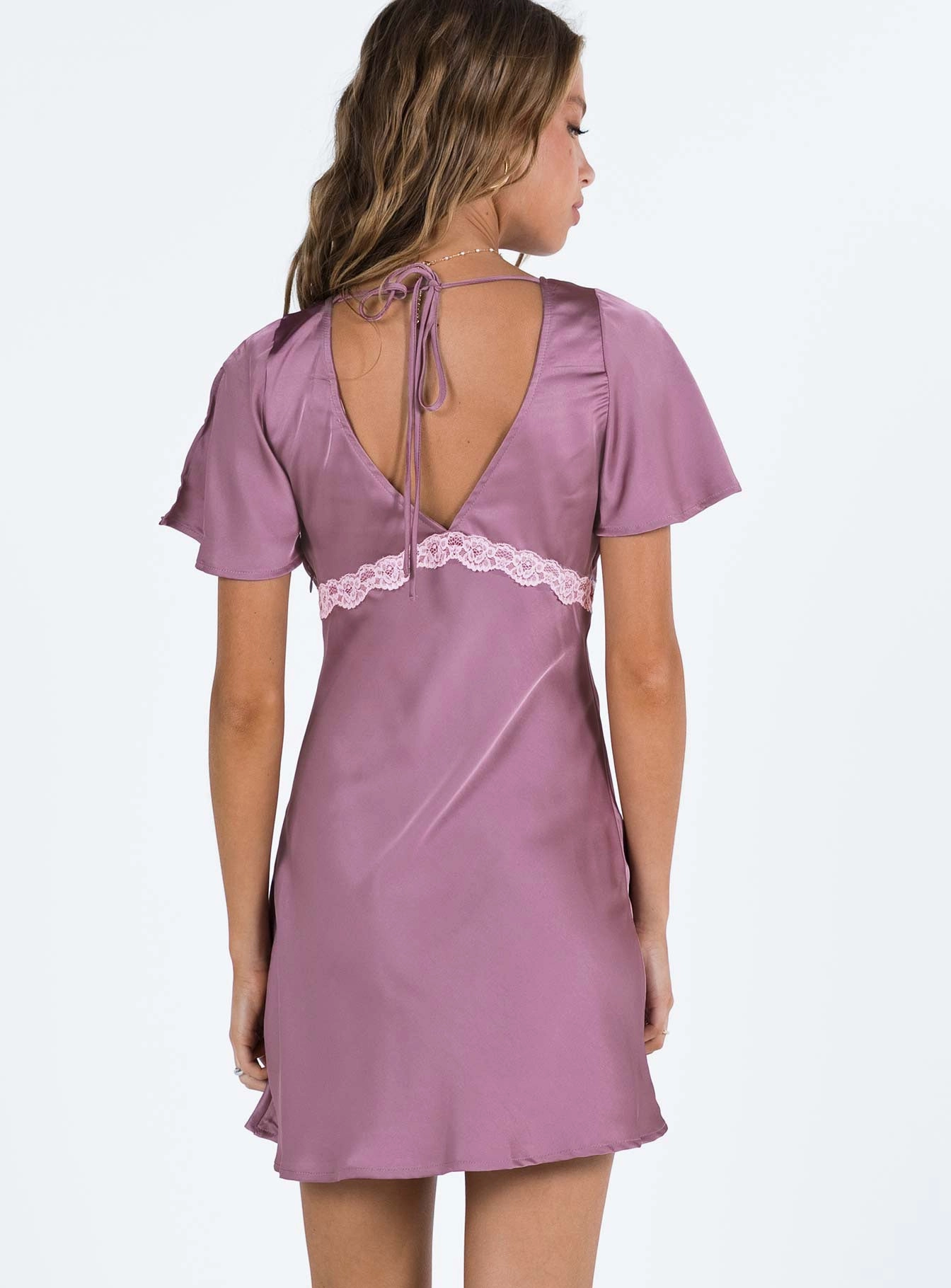 Jaron Mini Dress Mauve Moment Soft Flattering and Chic