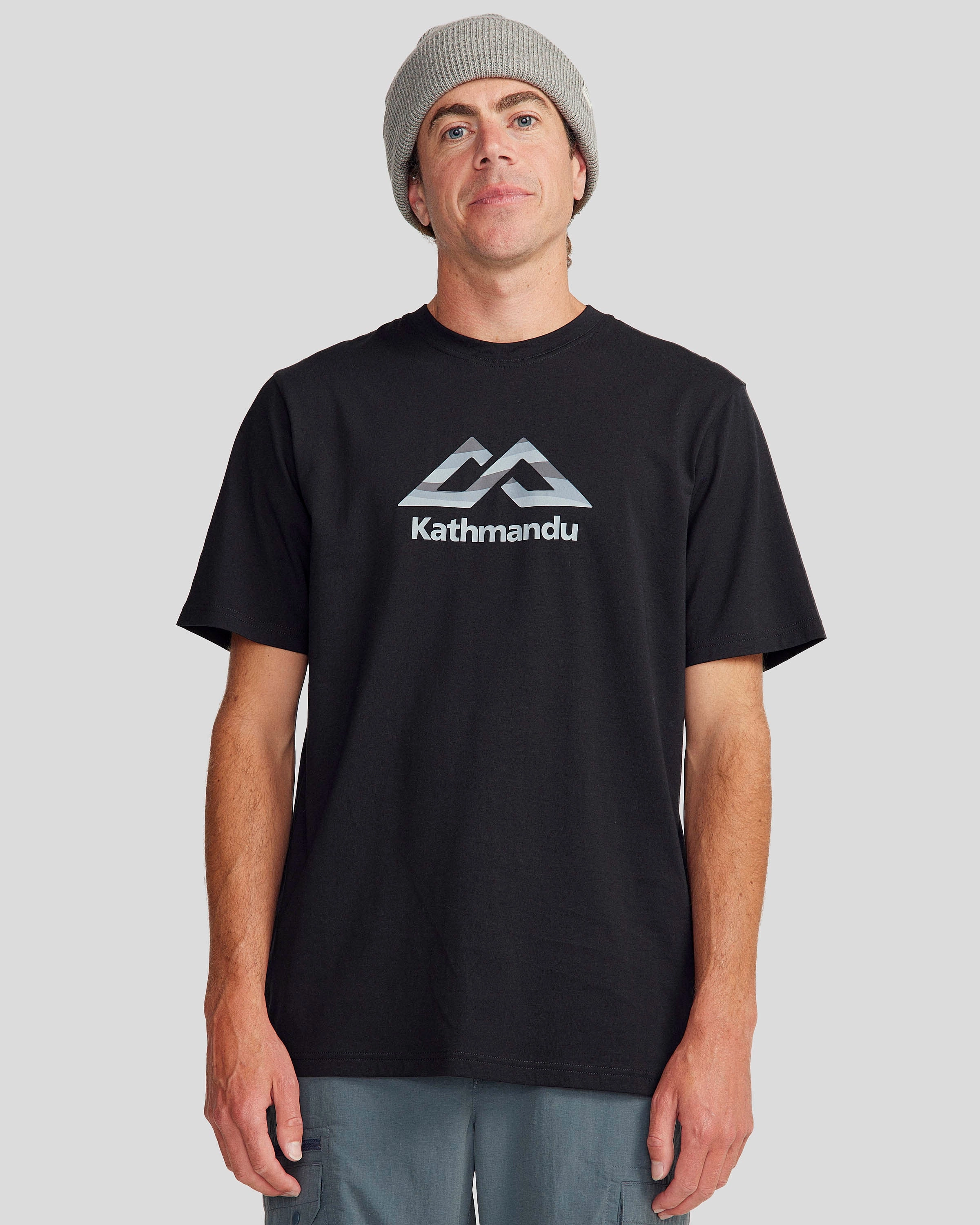 Men's Logo Fill Organic T-shirt - Black Stingray Essential Look