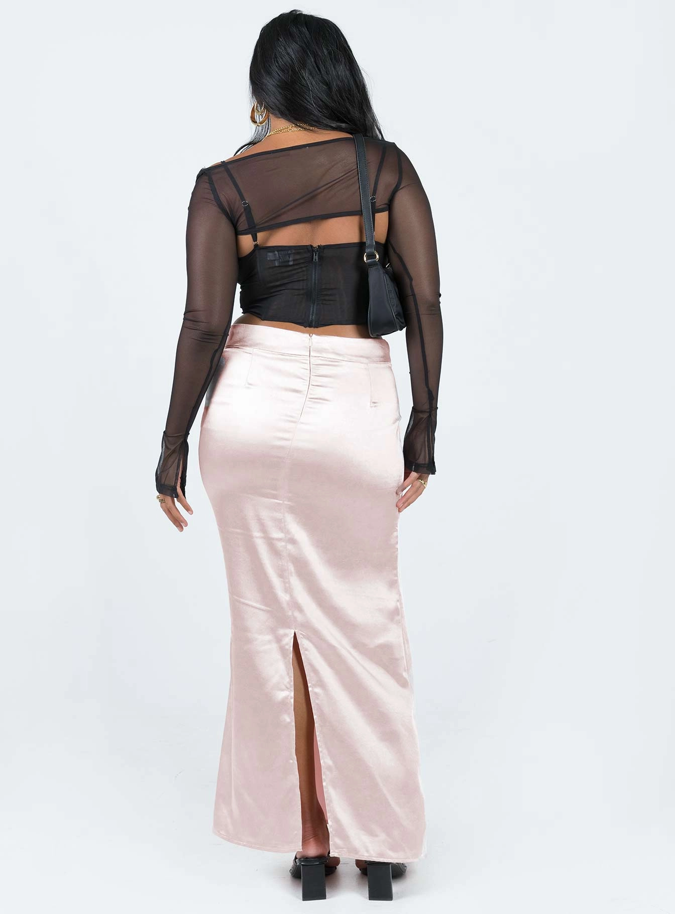Promenade Maxi Skirt Pink Quick Wear