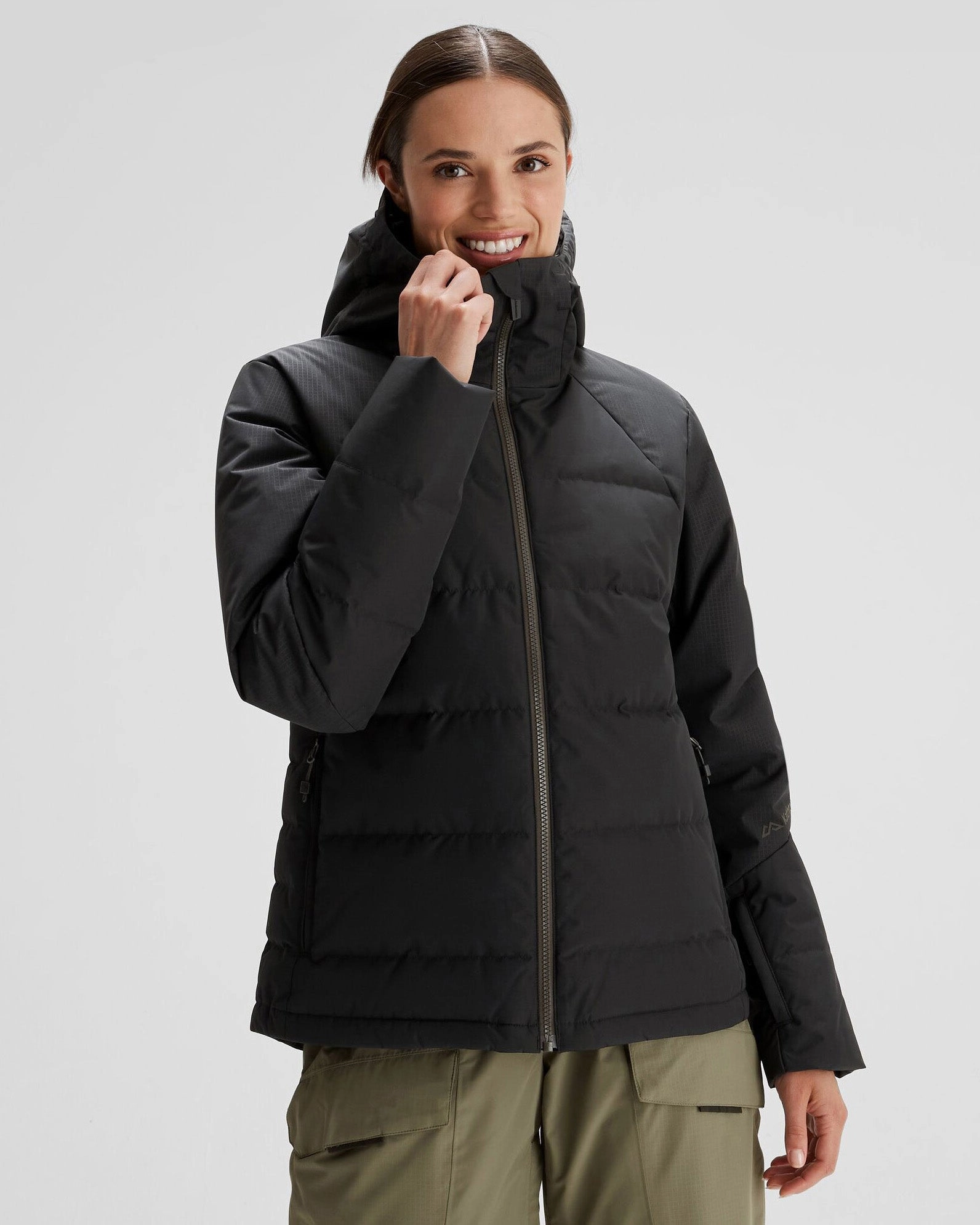 Women's PWDR-Days Down Snow Jacket - Black Stingray Abrasion Resistant Fabric Anti Pilling Finish