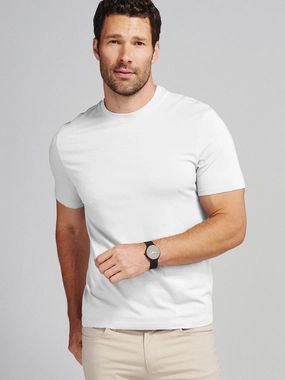 Vintage Wash Effect Breathable knit Pimaluxe T-Shirt