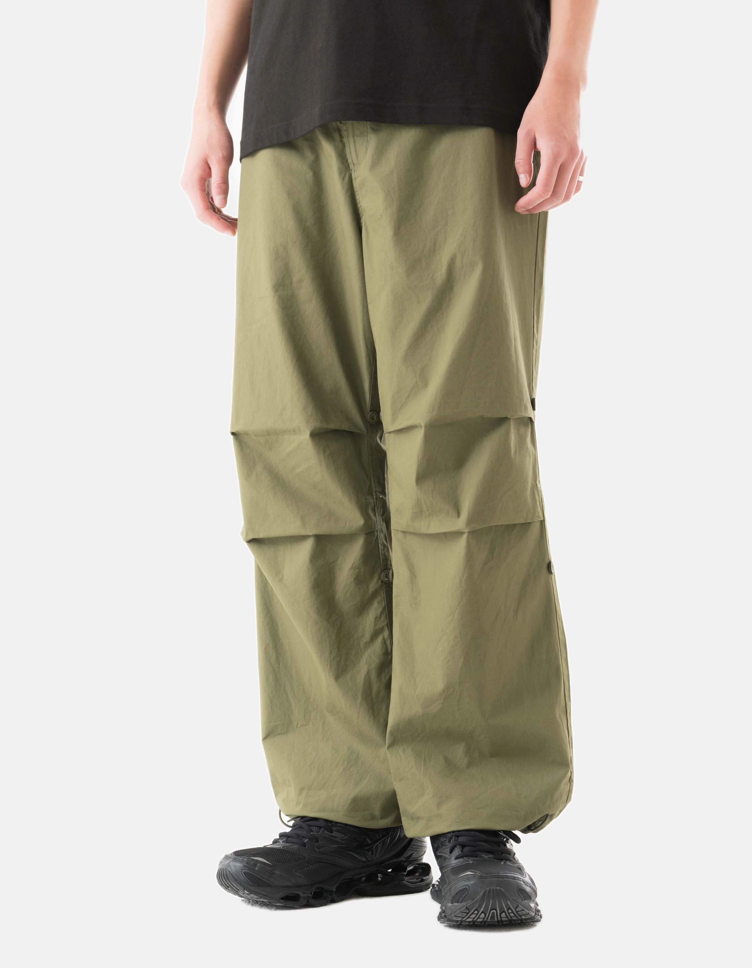 Hygienic Coating 7082 Pointillist Dragon Embroidered Snopants? Olive OG-107F