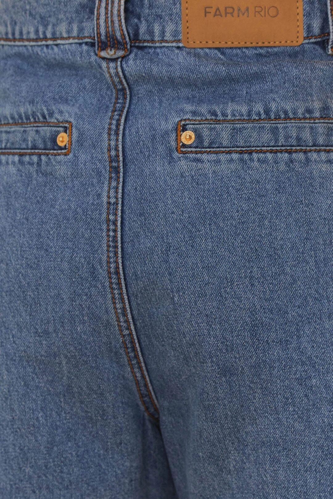 Denim Pleated Shorts Athletic Silhouette