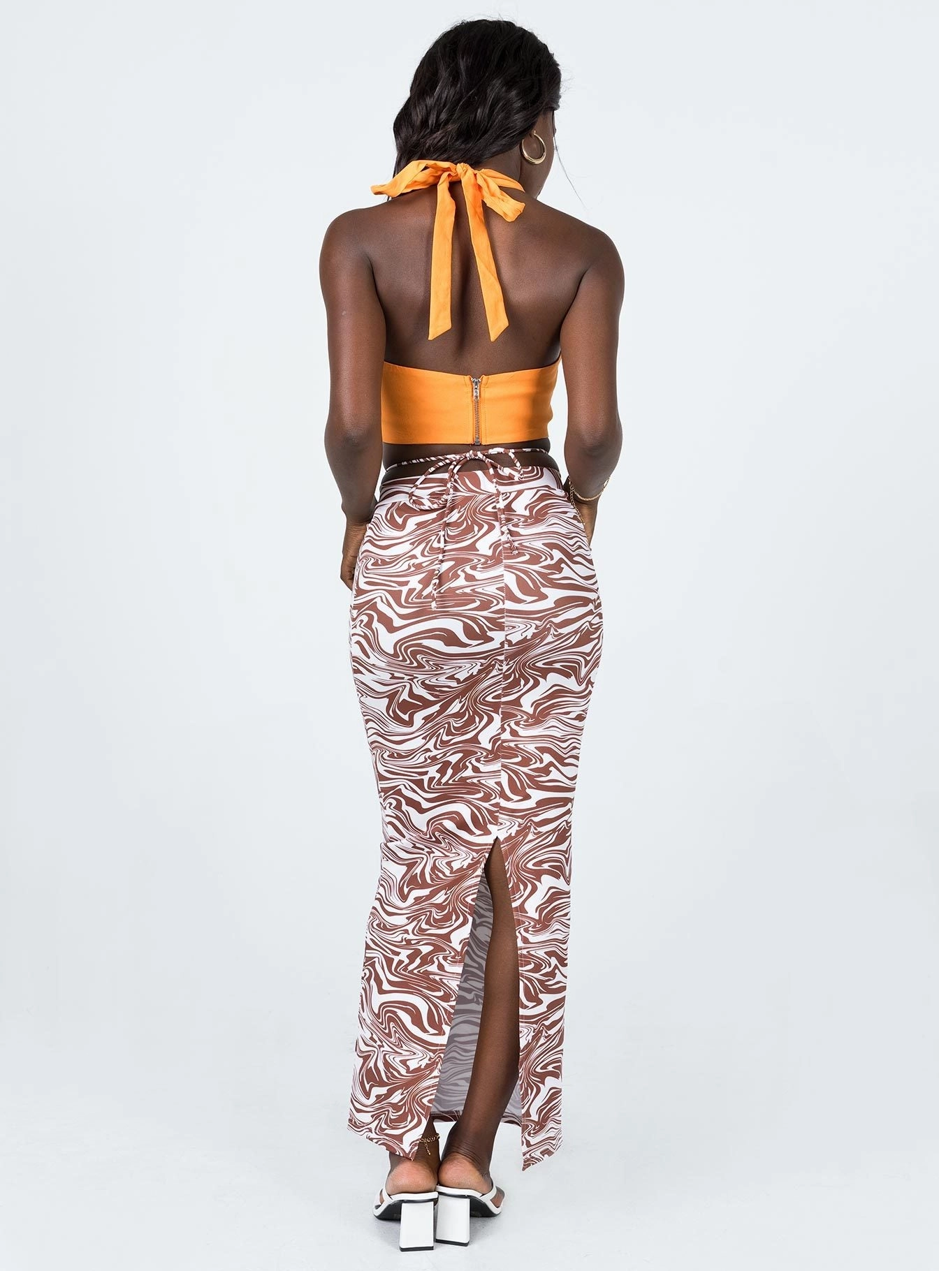 Non Irritating Texture Hunter Maxi Skirt Zebra