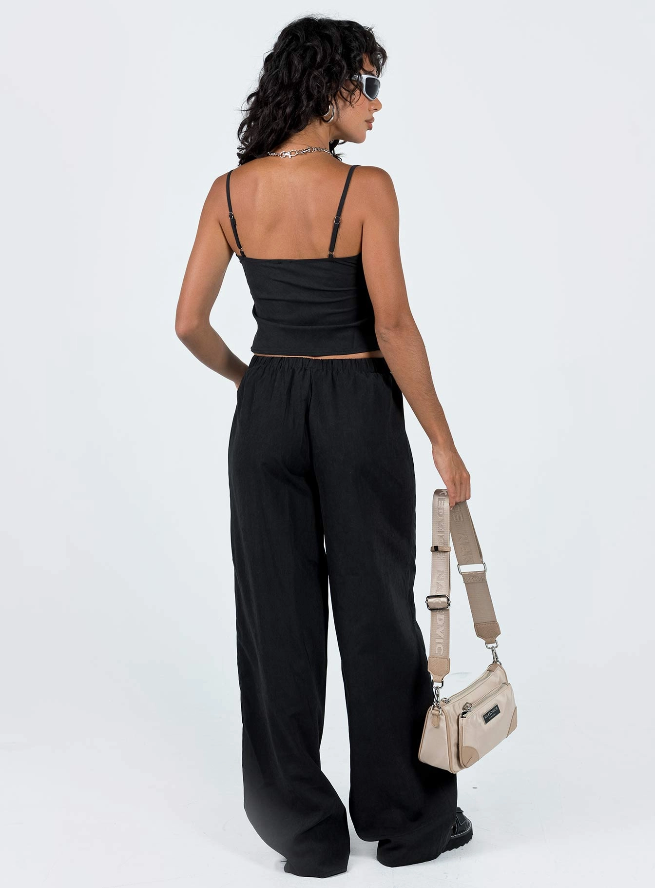Paigey Set Black Durable Twill Stretch Fit Wear