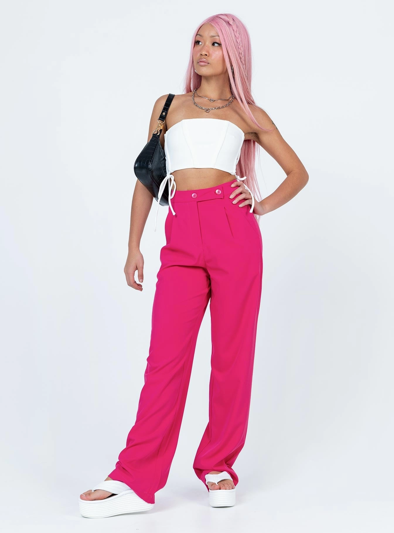 Lottie Pants Pink Core Ease Comfortable Design