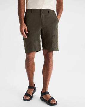 QuickDryTechnology Men's EVRY-Day Cargo Shorts - Dark Moss