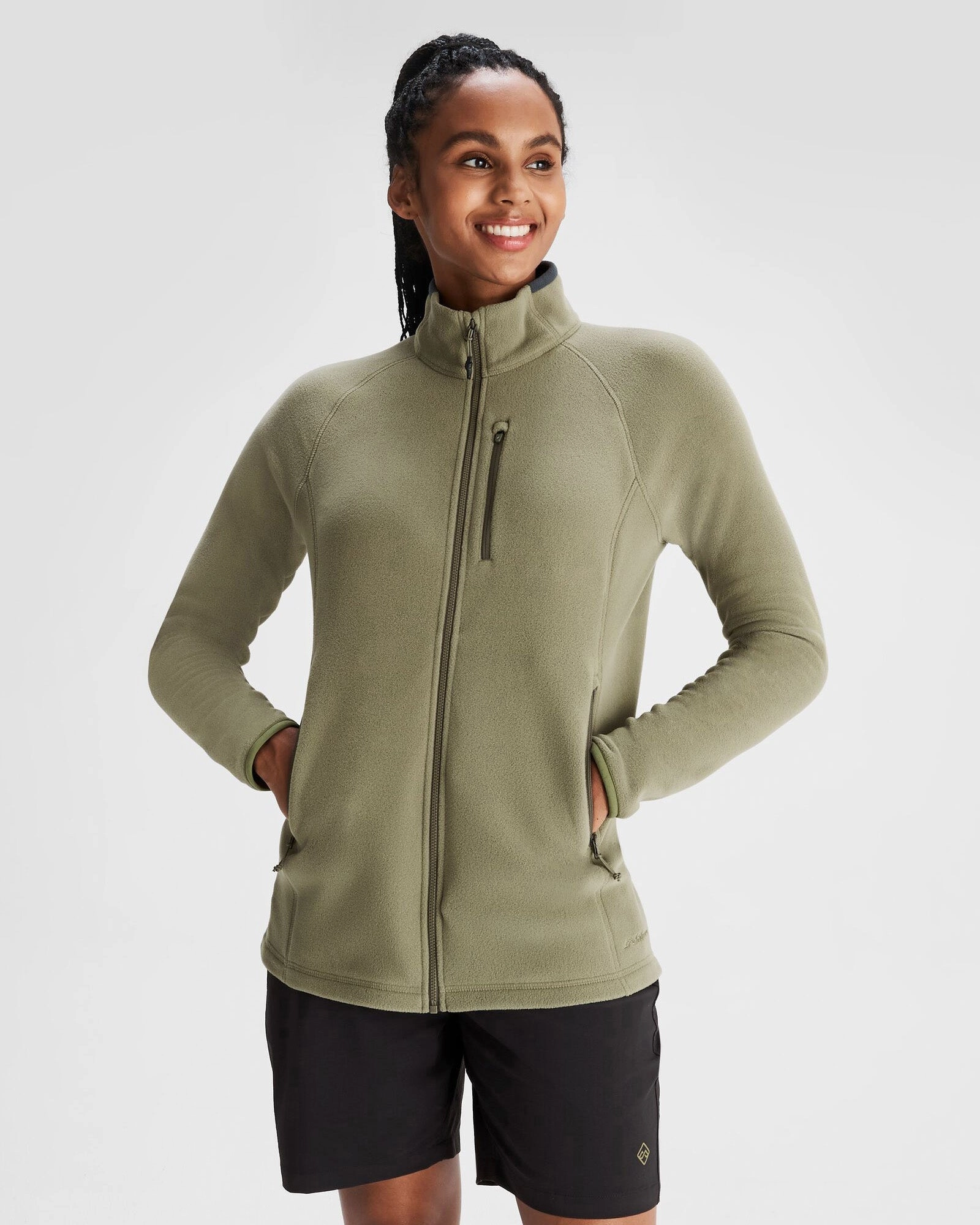 Women's Ridge 100 PrimaLoft Bio Fleece Jacket - Beech StretchFit Silhouette