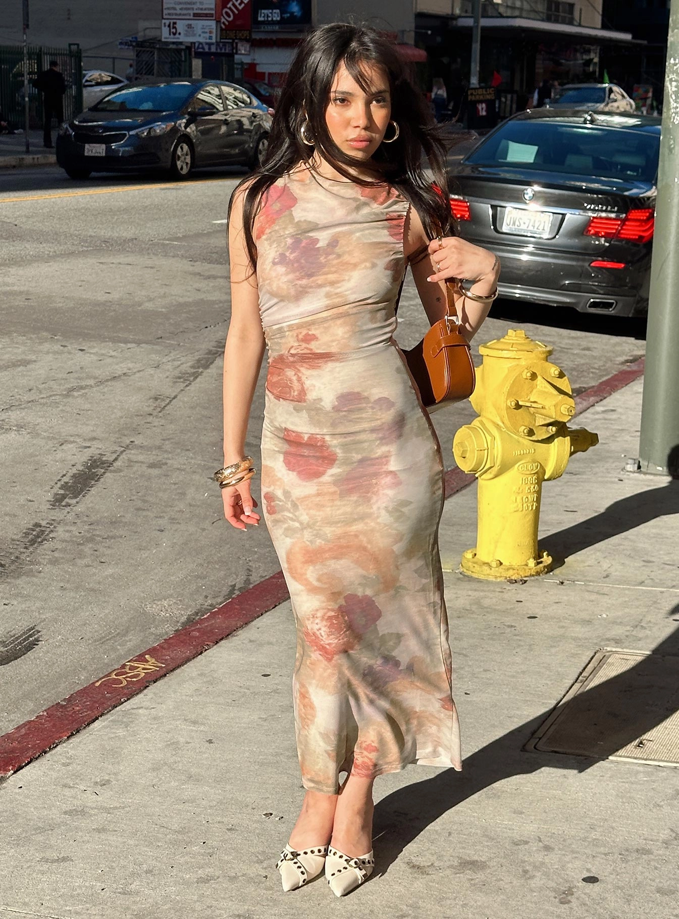 Raminta Maxi Dress Multi Fit Focused