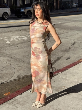 Raminta Maxi Dress Multi Dreamy Layers Summer-Season