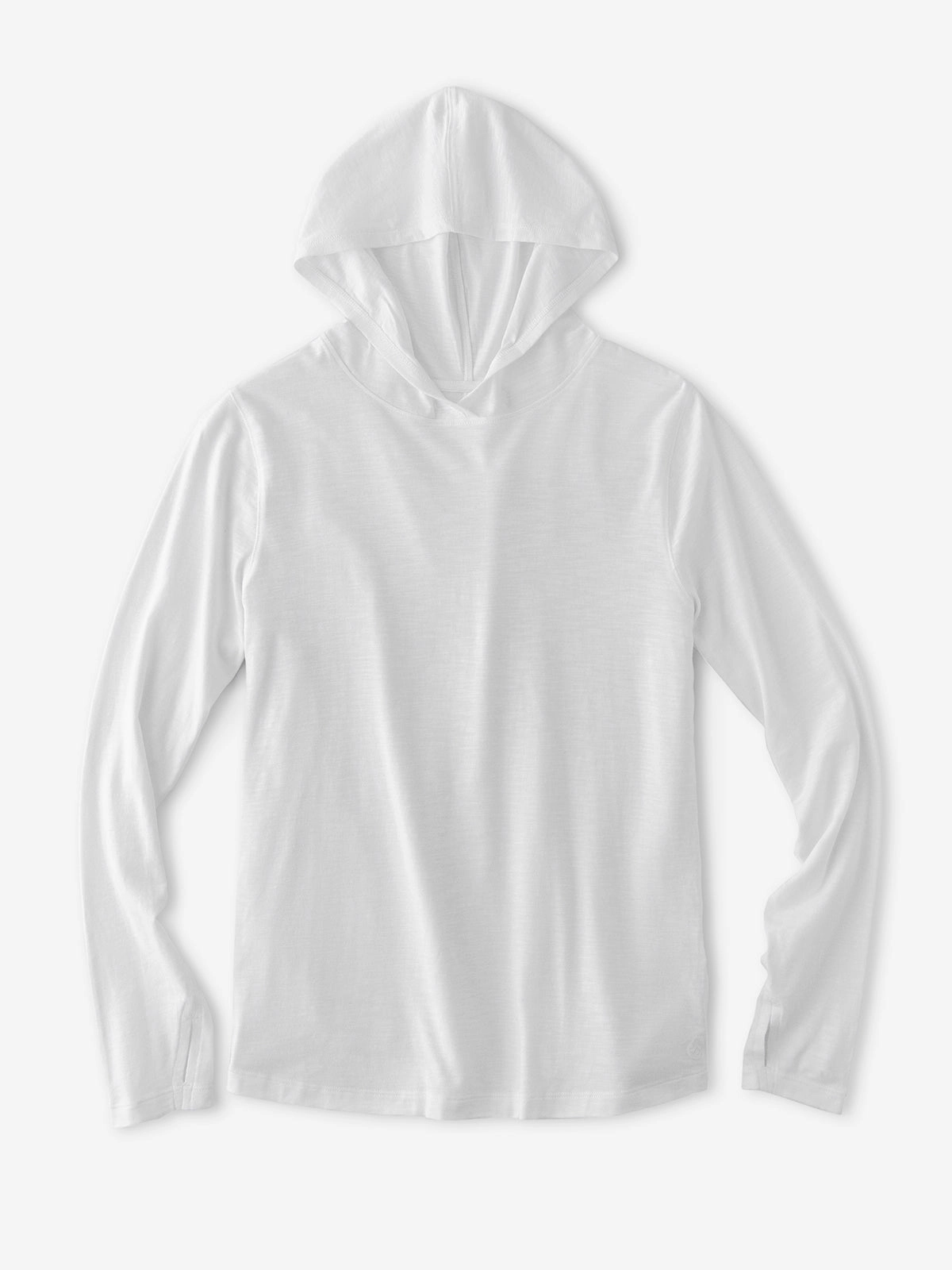 Low Profile Seaming Roll Up Sleeve Design Recess Lightweight Hoodie