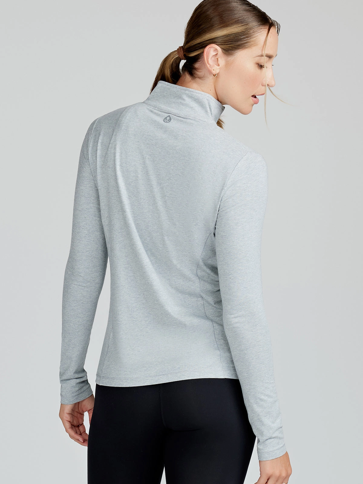 Recess Quarter Zip AntiOdorTechnology Compact Weave Fabric