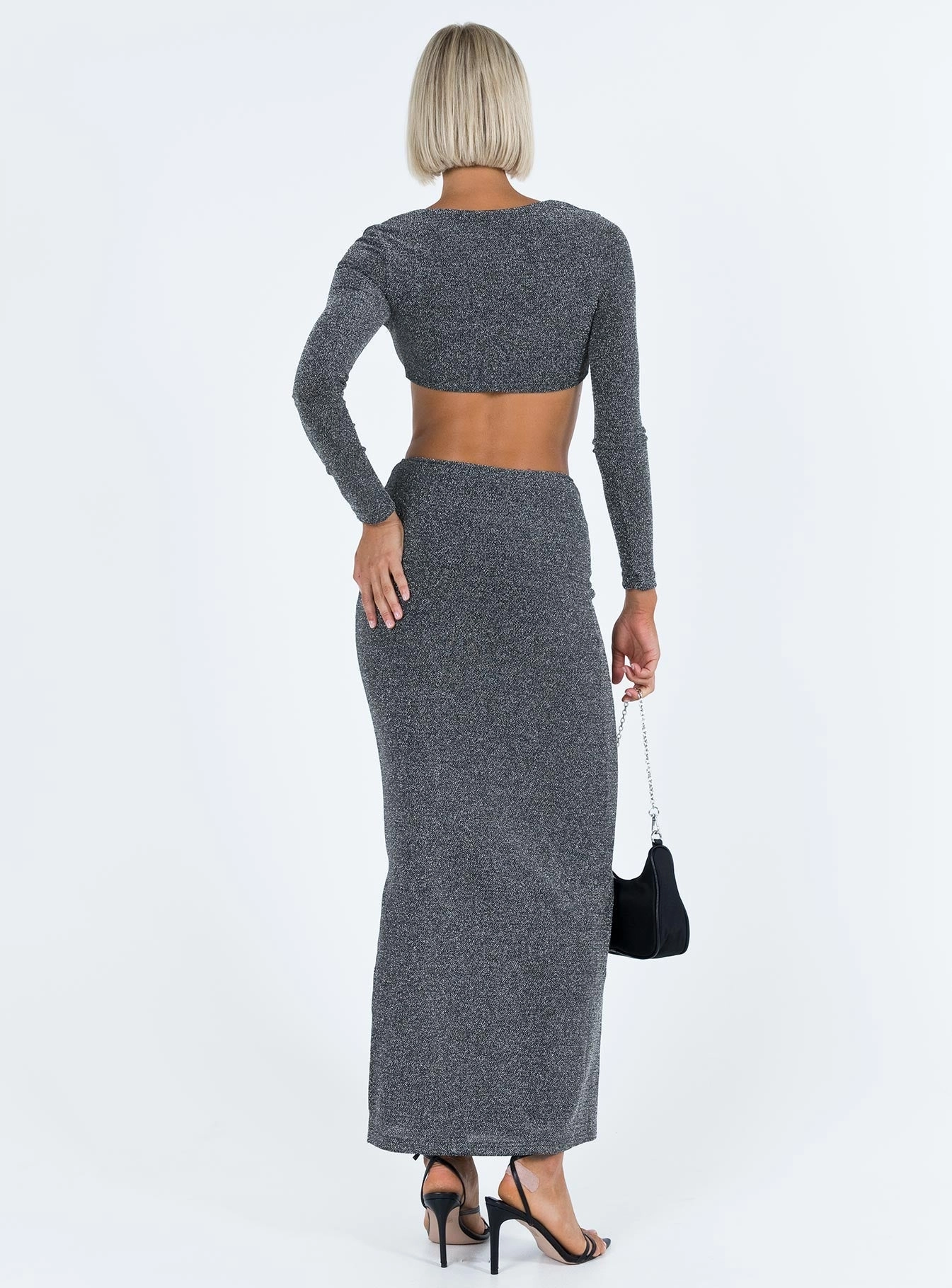 City Mood Reina Set Black Glitter