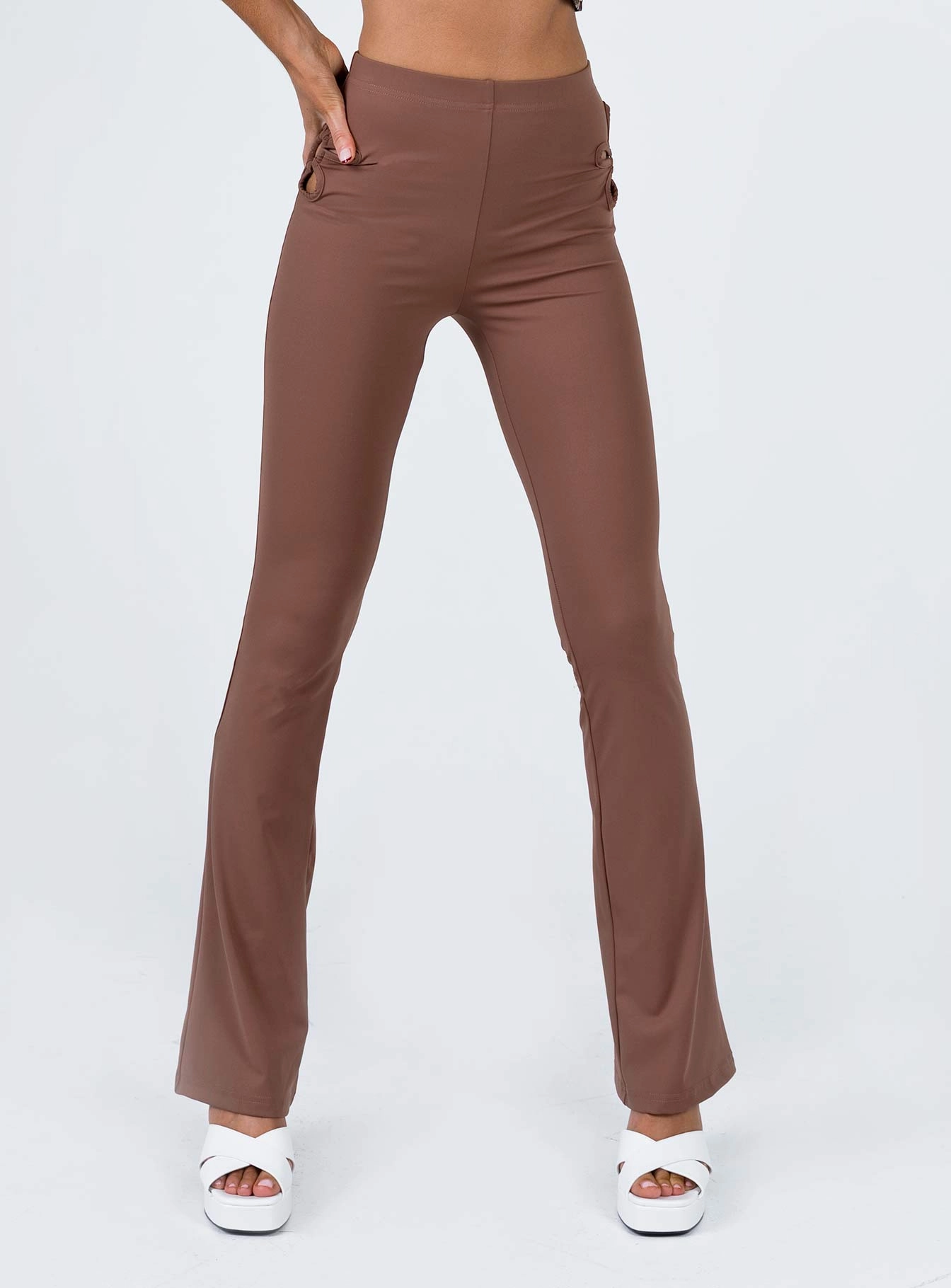 Clean Finish Laken Pants Brown