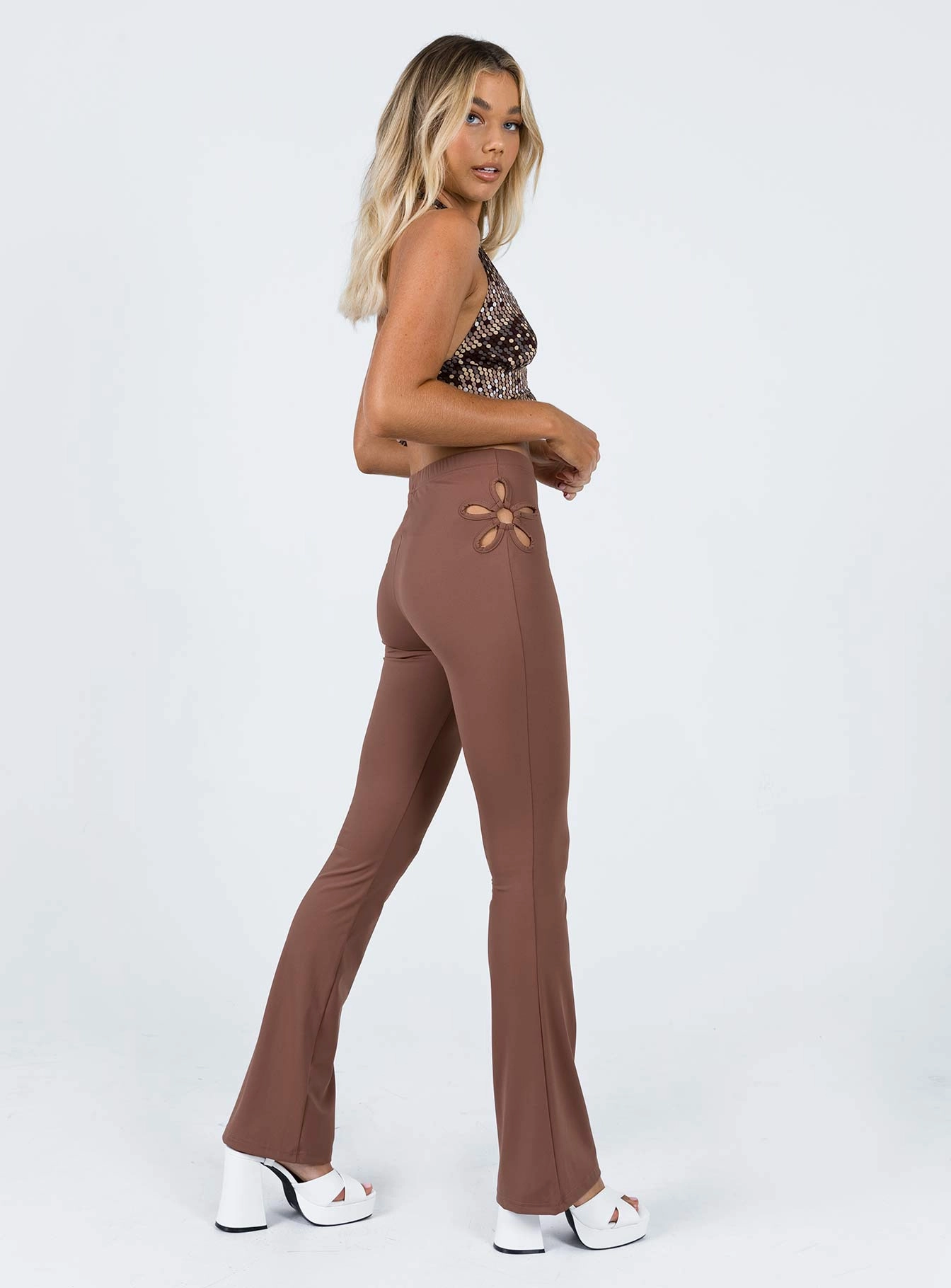 Breathable Style Laken Pants Brown