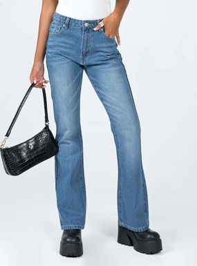 Interlaken Denim Jeans Mid Rise Fit