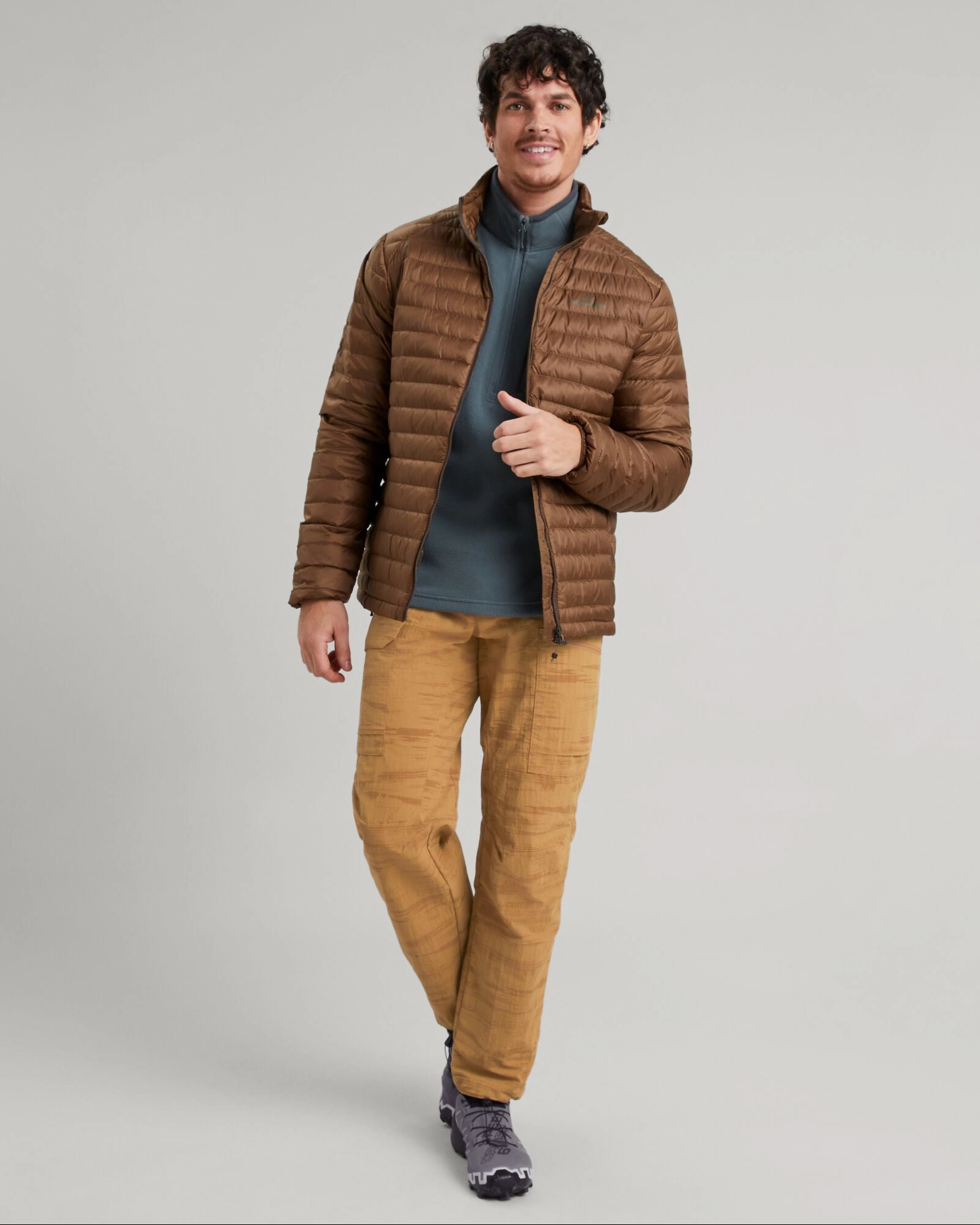 Layered construction Soft Layers Men's Heli R Down Jacket - Liqueur