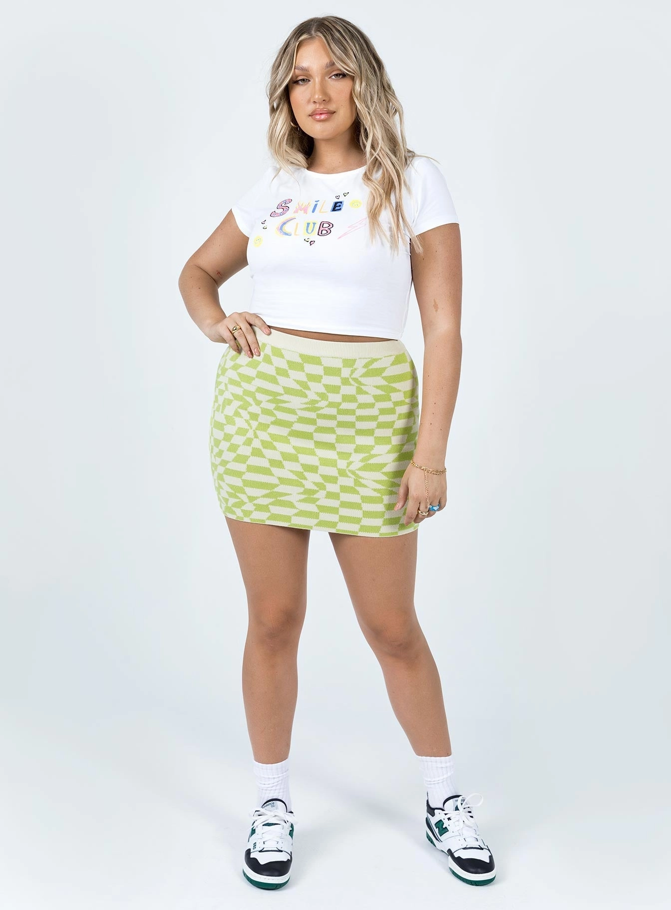 Cozy Movement Renata Mini Skirt Green