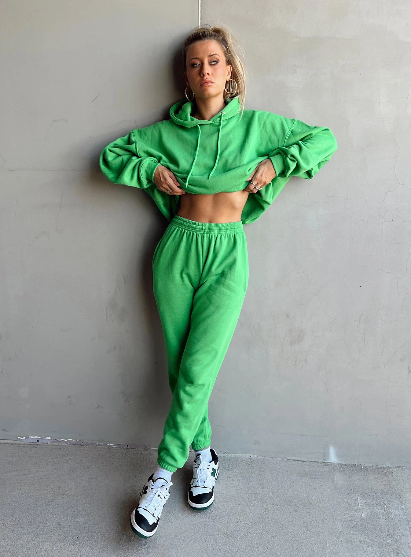 Travel-Ready Renna Track Pants Green