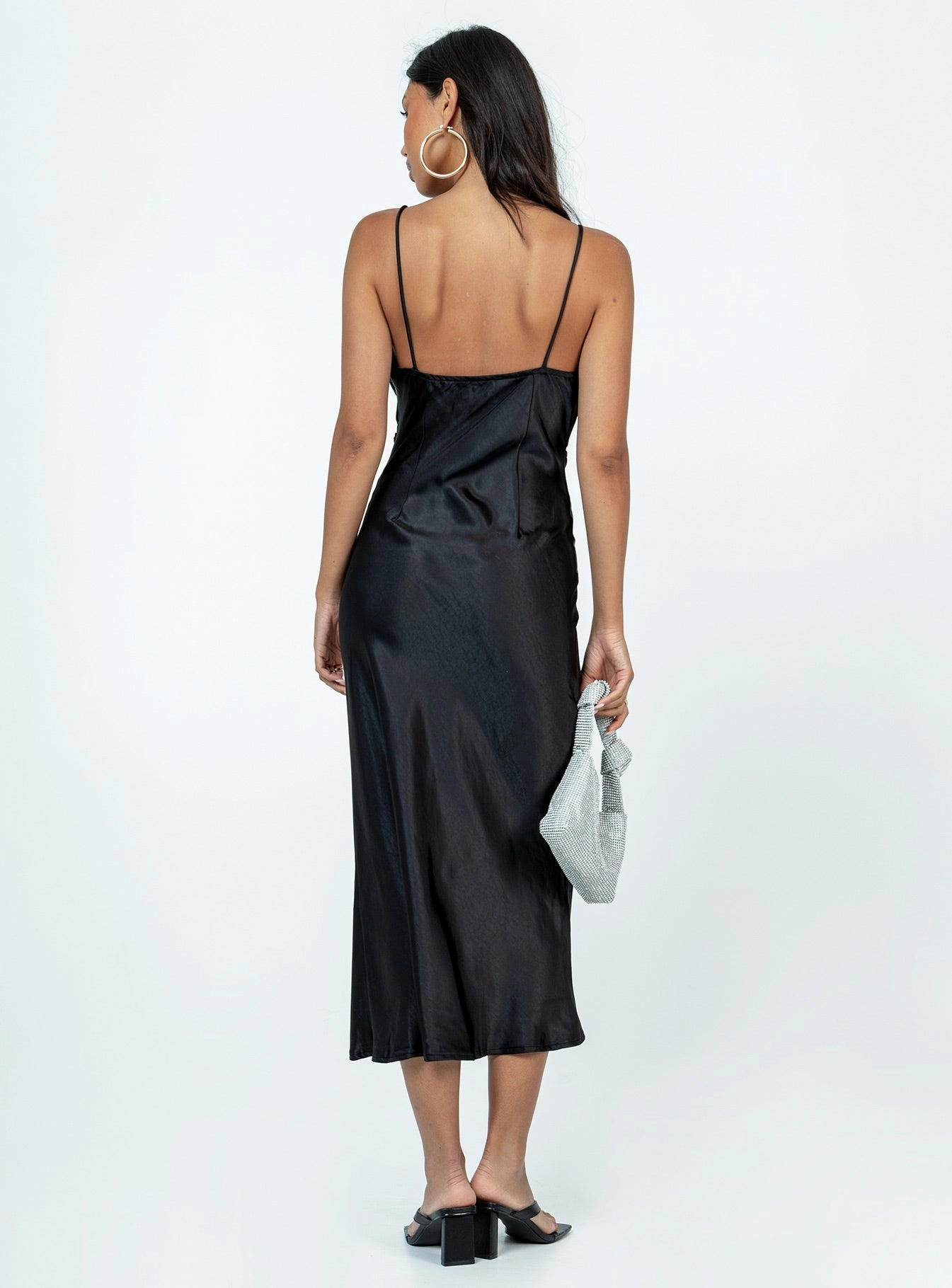Renner Maxi Dress Black NoiseFreeFabric Walkable Flow