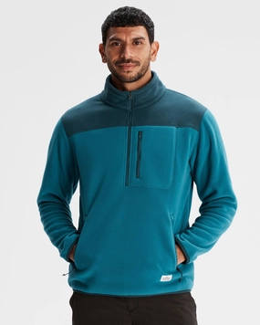 Retro Ridge 200 Men's PrimaLoft Pullover - Eddy/Deep Lagoon Zero Waste Production