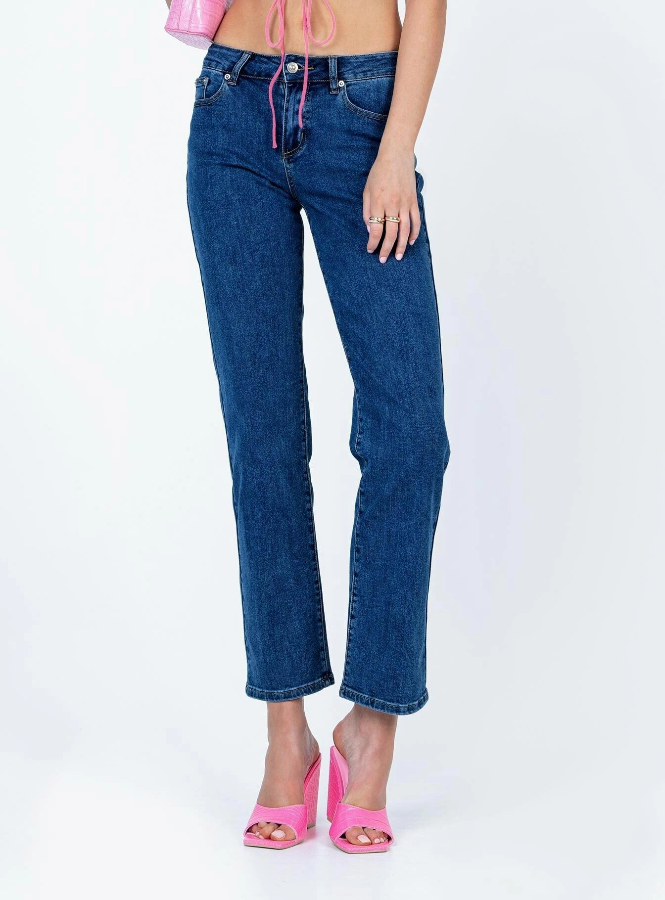 Universal Fit Sizing Rhye Low Rise Jeans Mid Wash Denim