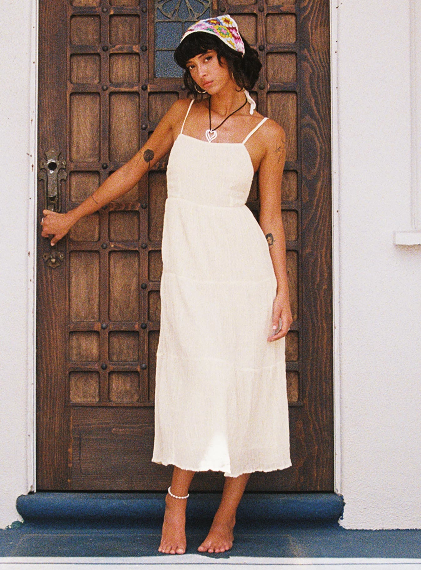 Ricci Maxi Dress Ivory Fresh Flow Timeless Layering