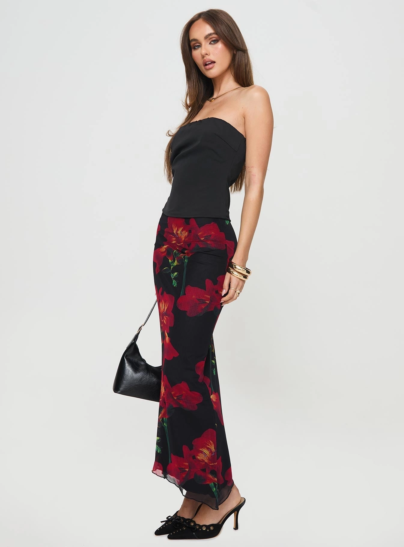 Rios Maxi Skirt Multi Detachable Detail