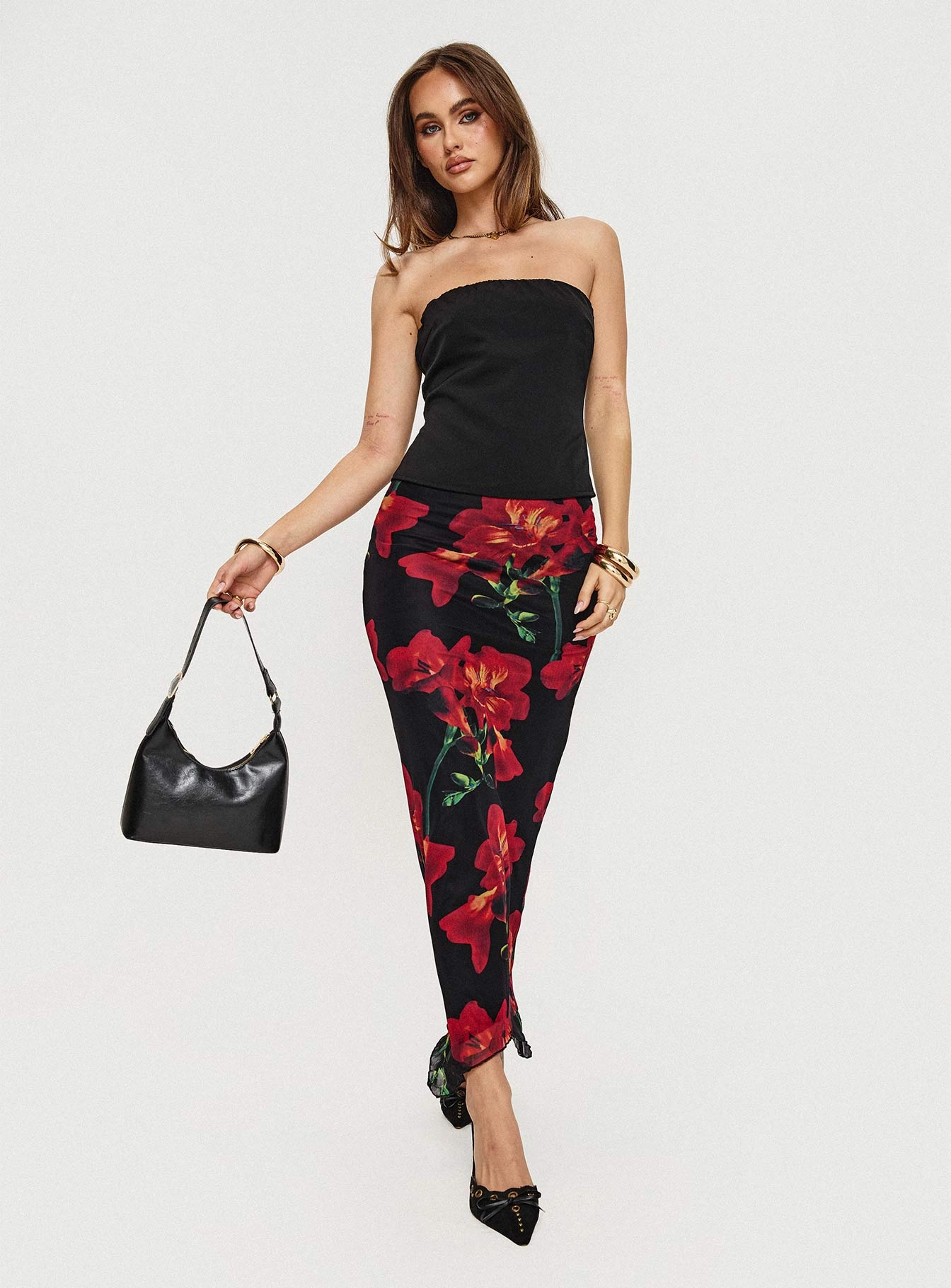 Rios Maxi Skirt Multi Fashion Pulse