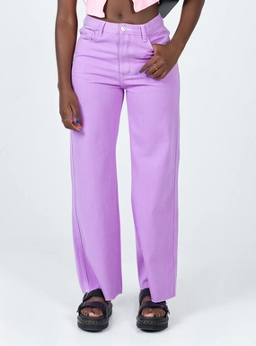 Flexible Fit Rodrigo Denim Jeans Purple
