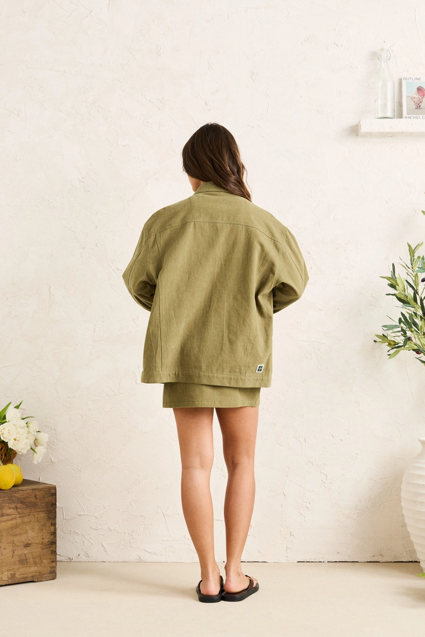 Canyon Mini Skirt Olive Smart Design