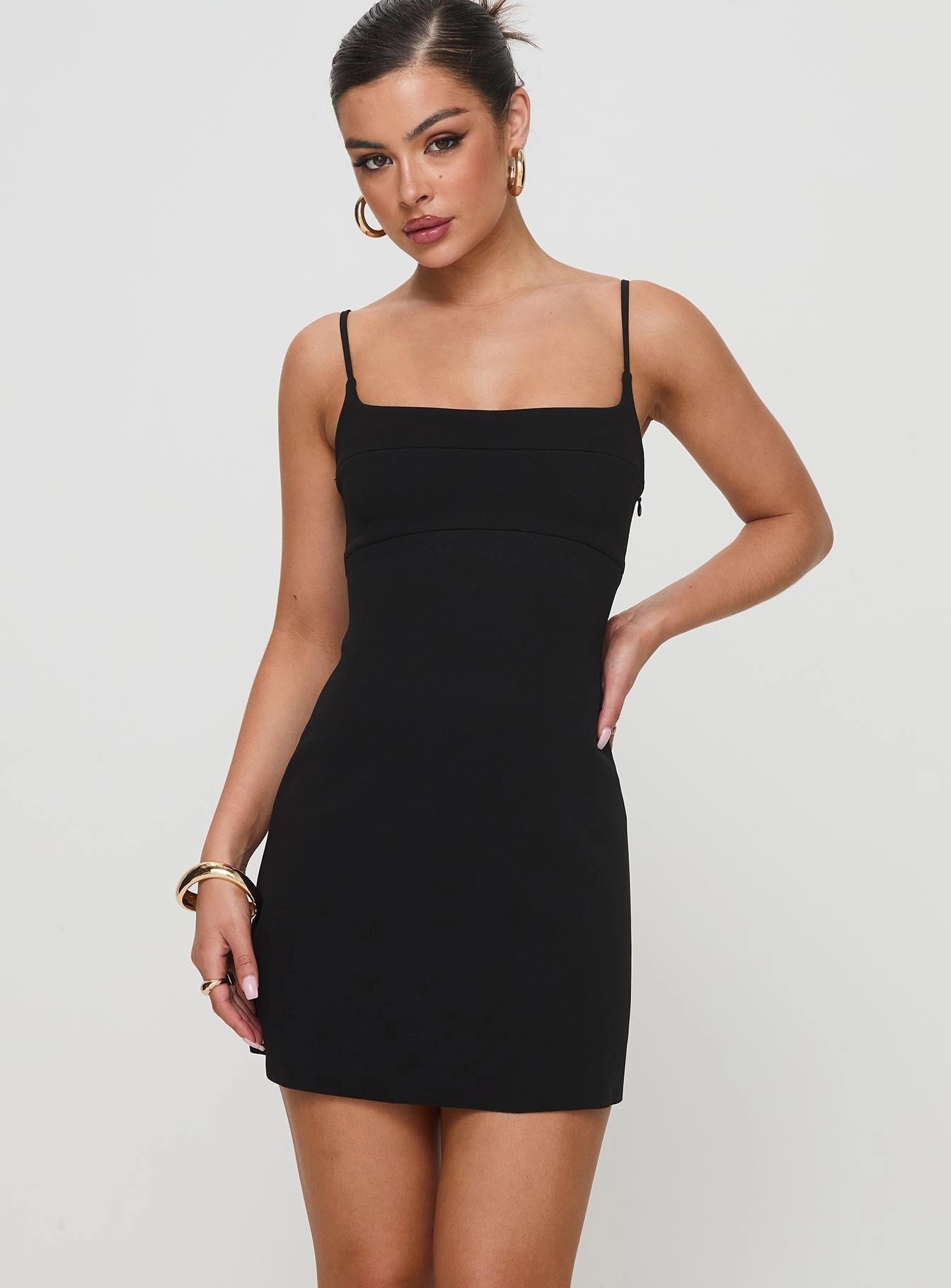Rousselet Mini Dress Black Edgy vibes
