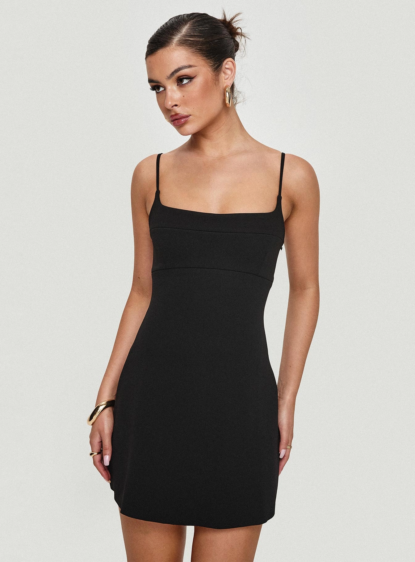 Rousselet Mini Dress Black Chic and Cozy Wear